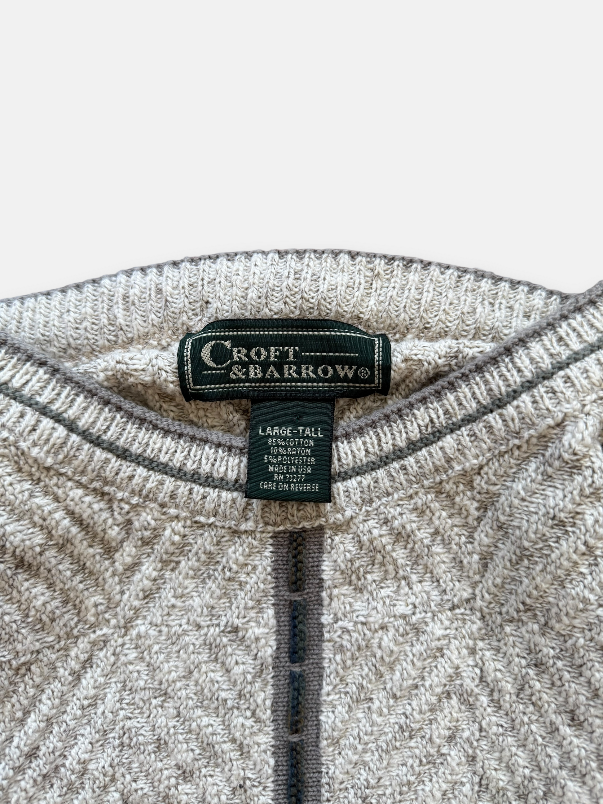 90s Croft & Barrow Knit Sweater (XL)