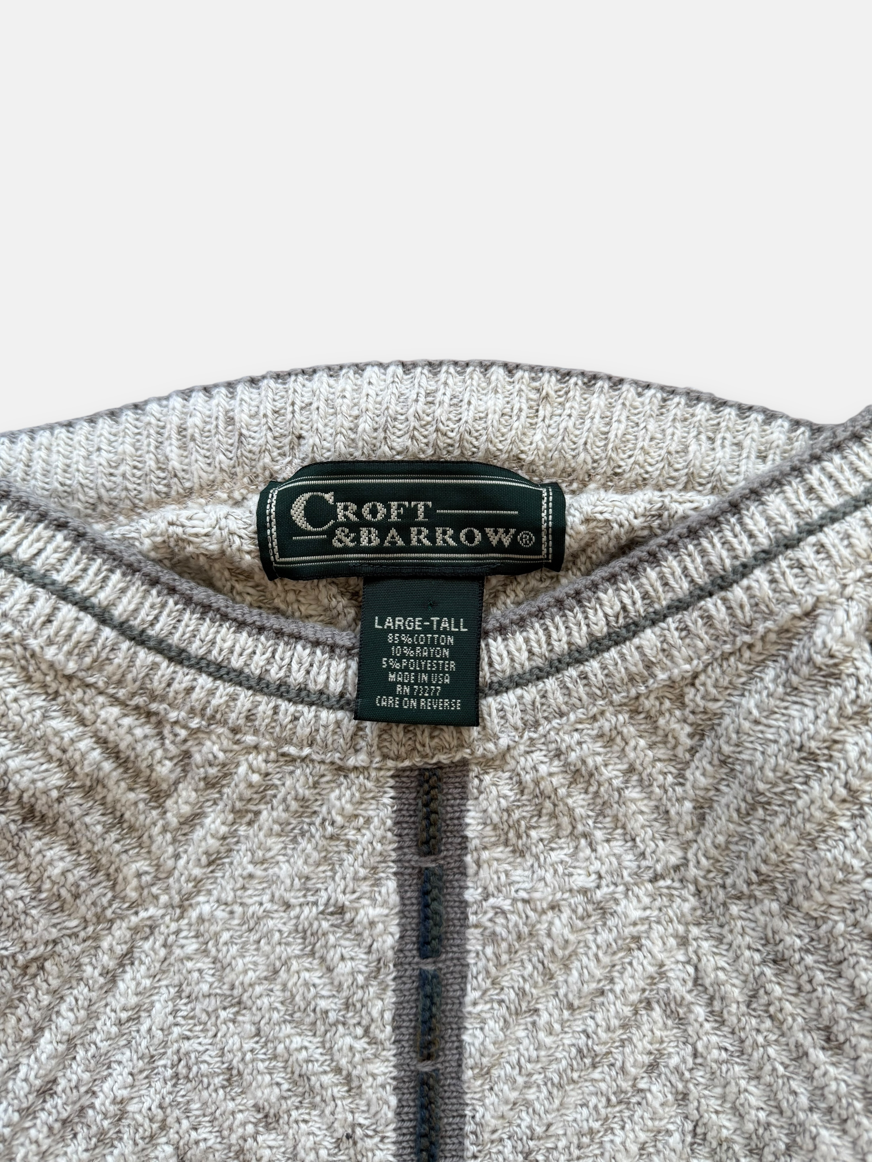 90s Croft & Barrow Knit Sweater (XL)