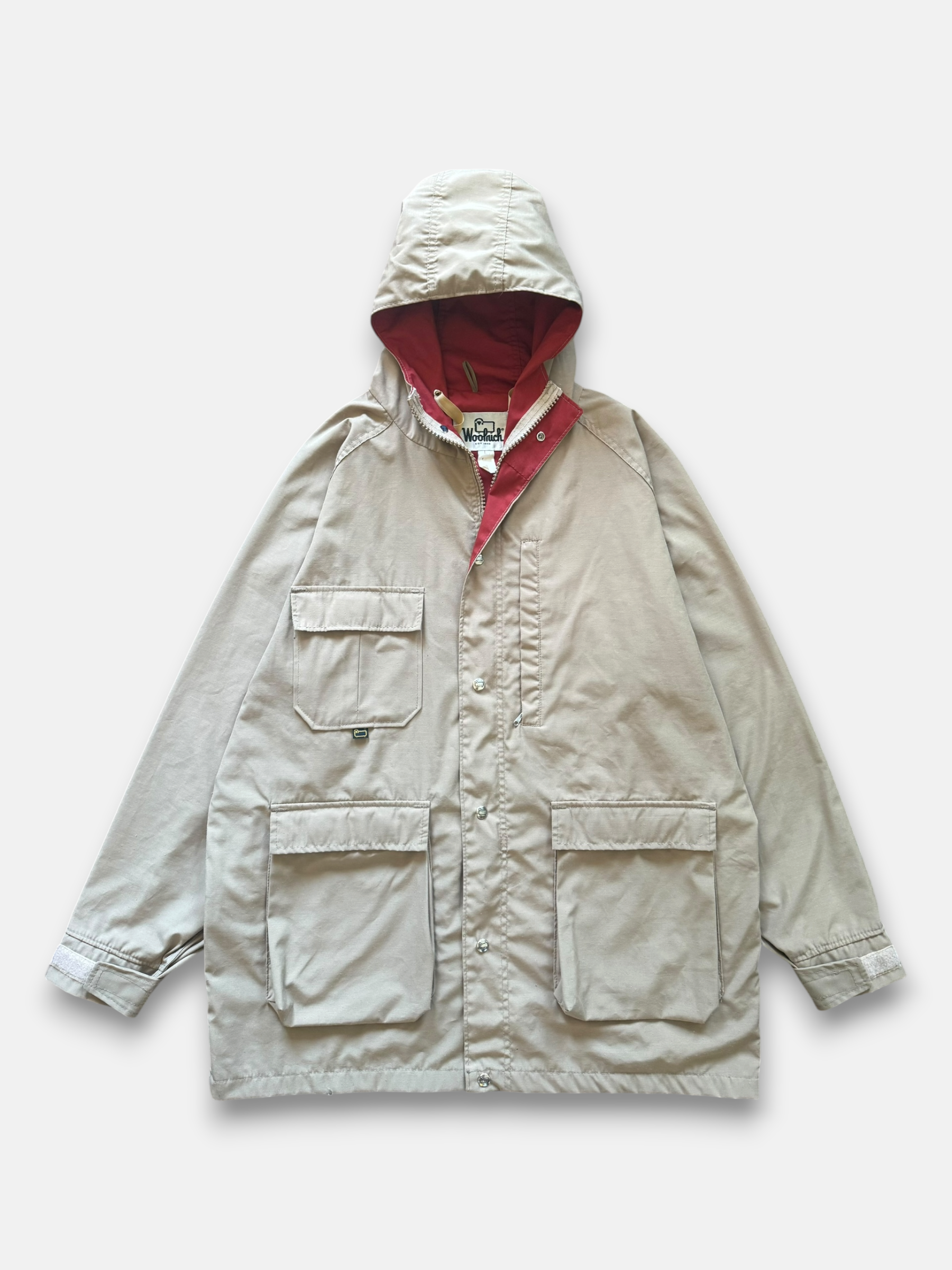 70s Woolrich Hooded Parka Jacket (XL)
