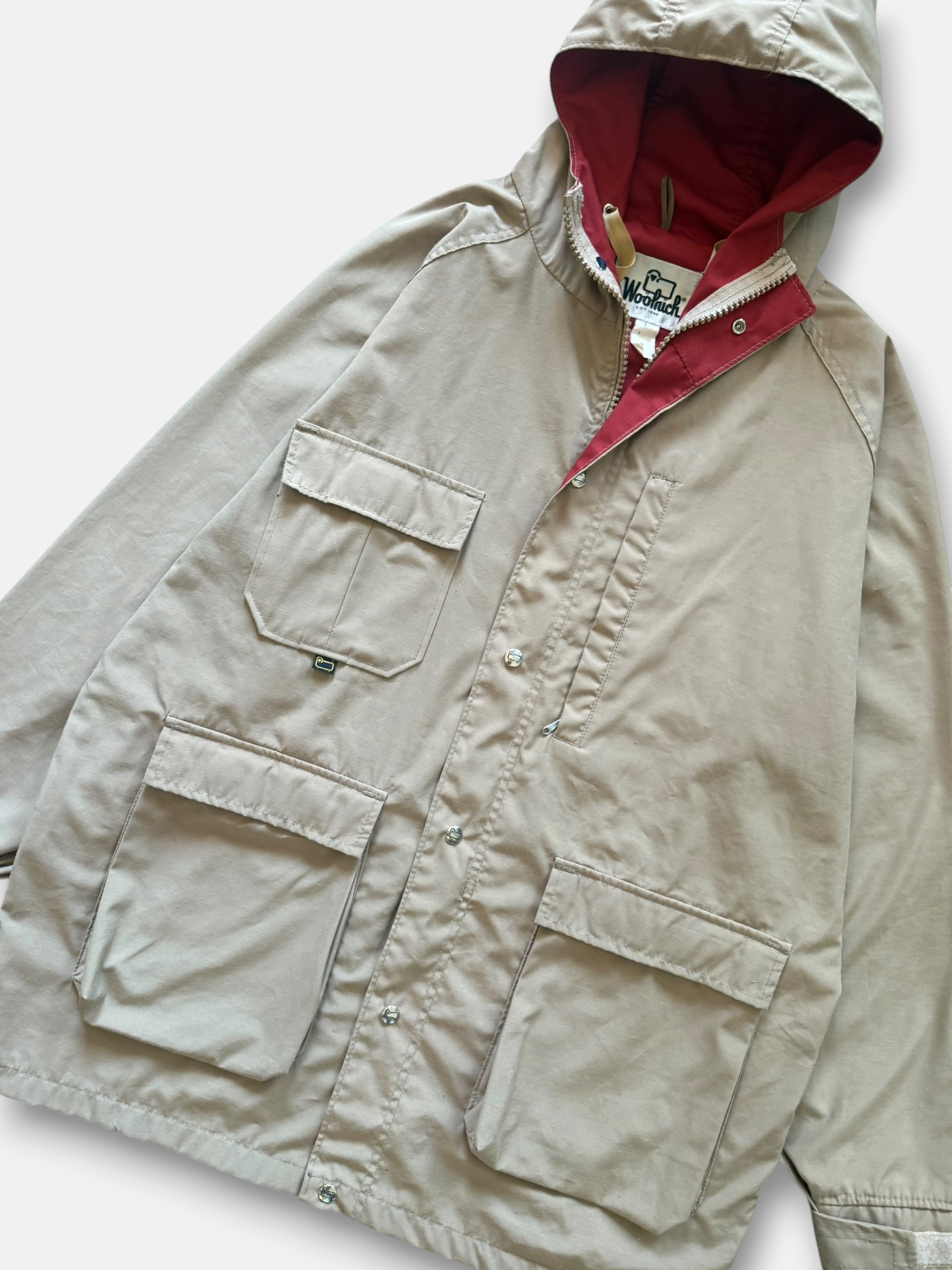 70s Woolrich Hooded Parka Jacket (XL)