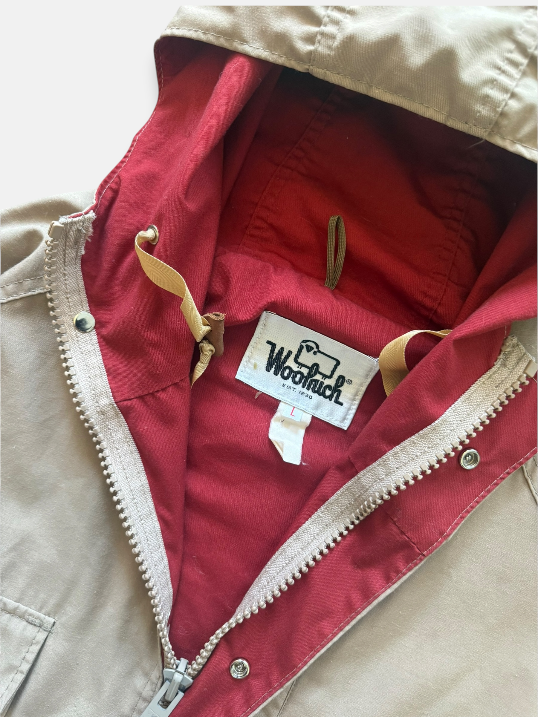 70s Woolrich Hooded Parka Jacket (XL)
