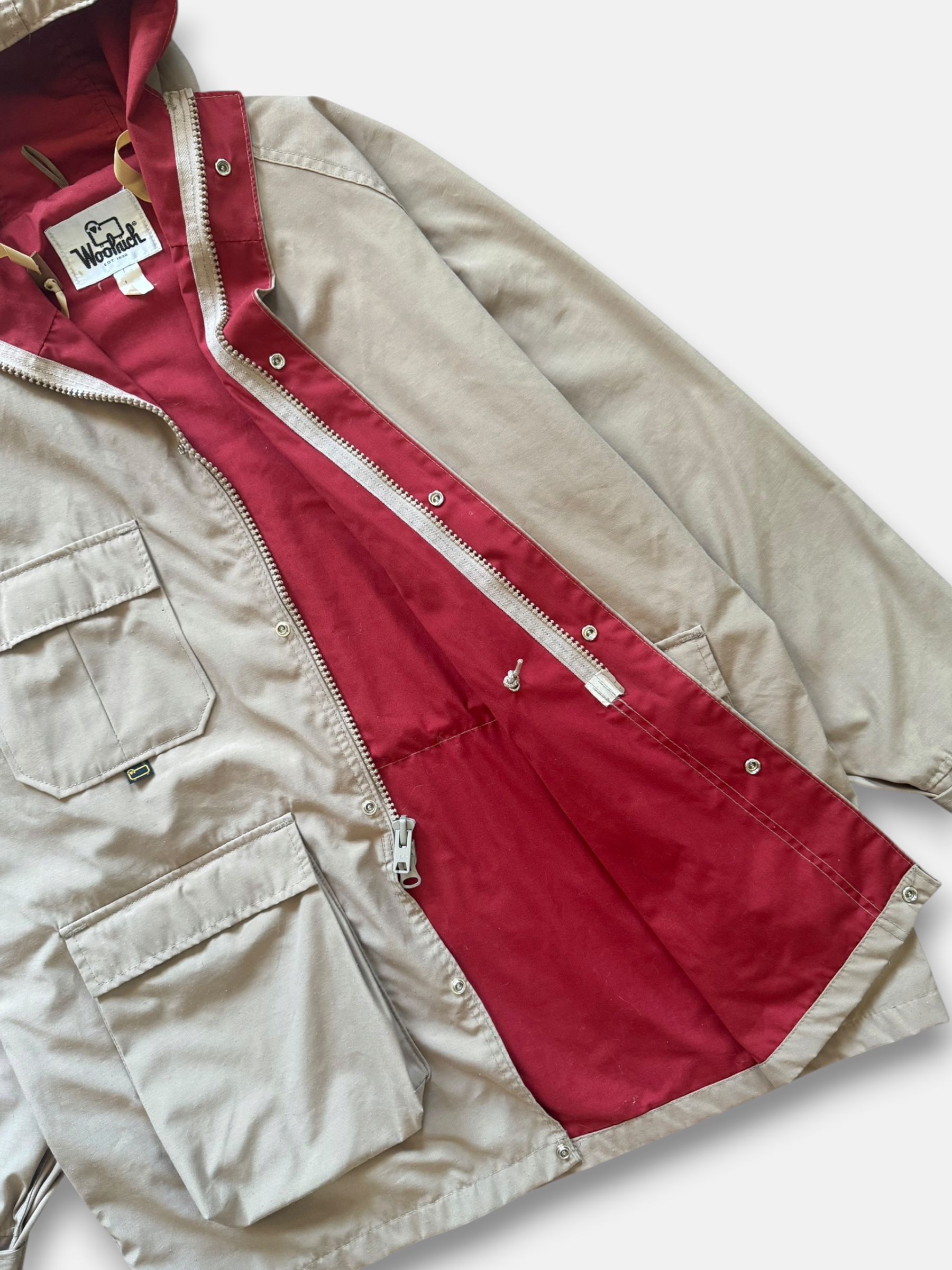 70s Woolrich Hooded Parka Jacket (XL)