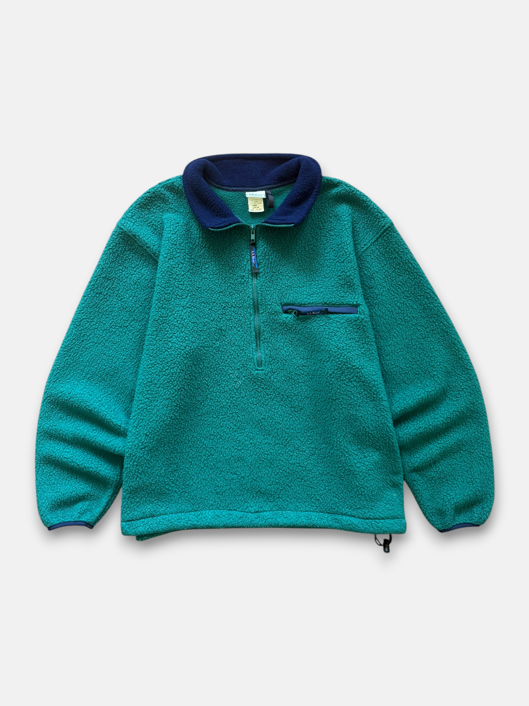 90s LL Bean Fleece Quarter-Zip (L)