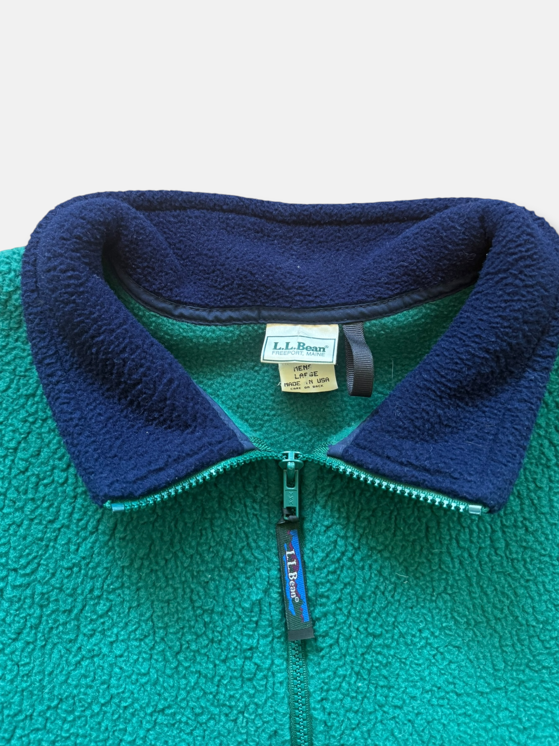 90s LL Bean Fleece Quarter-Zip (L)
