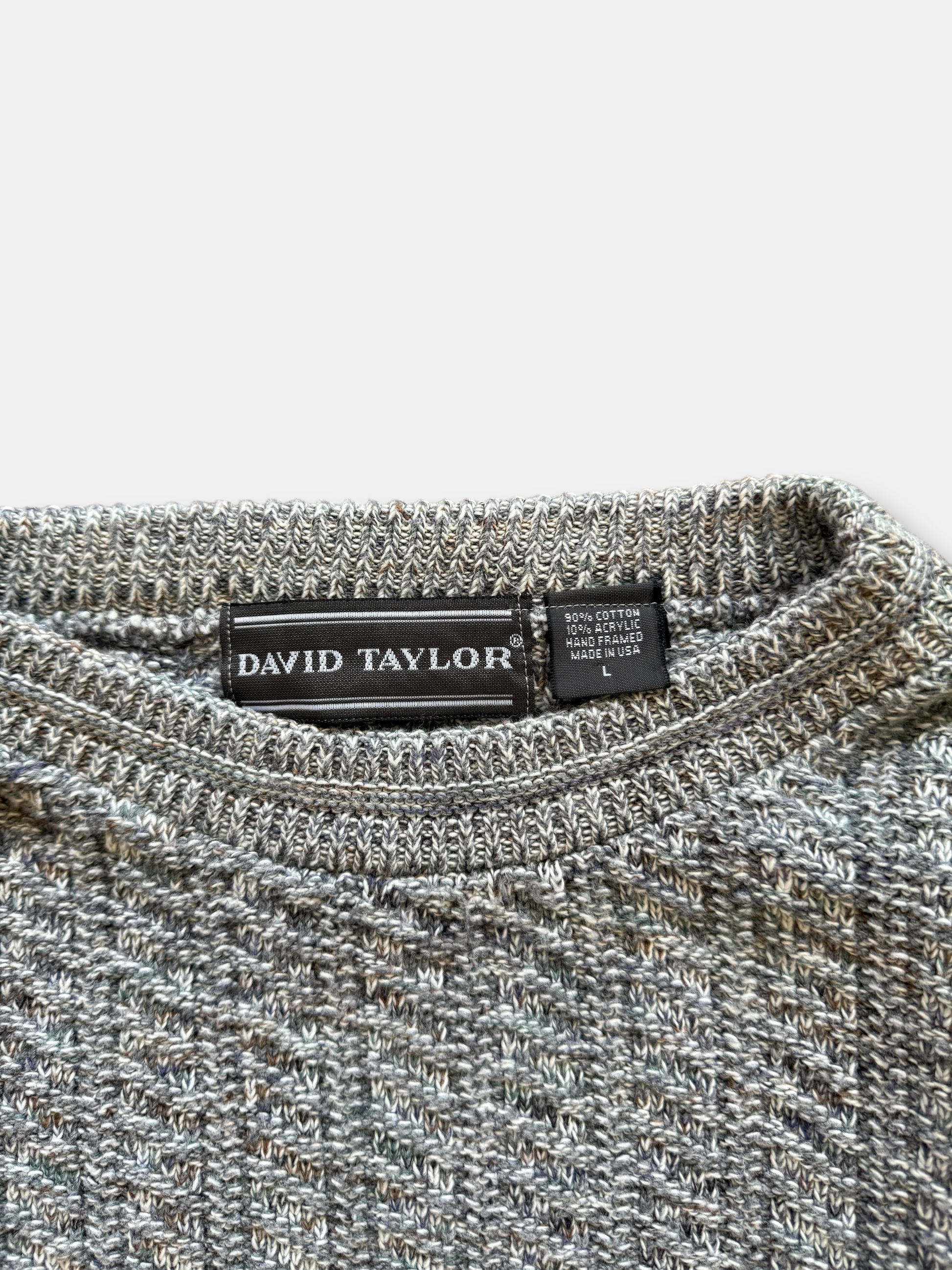 90s David Taylor Knit Sweater (L)