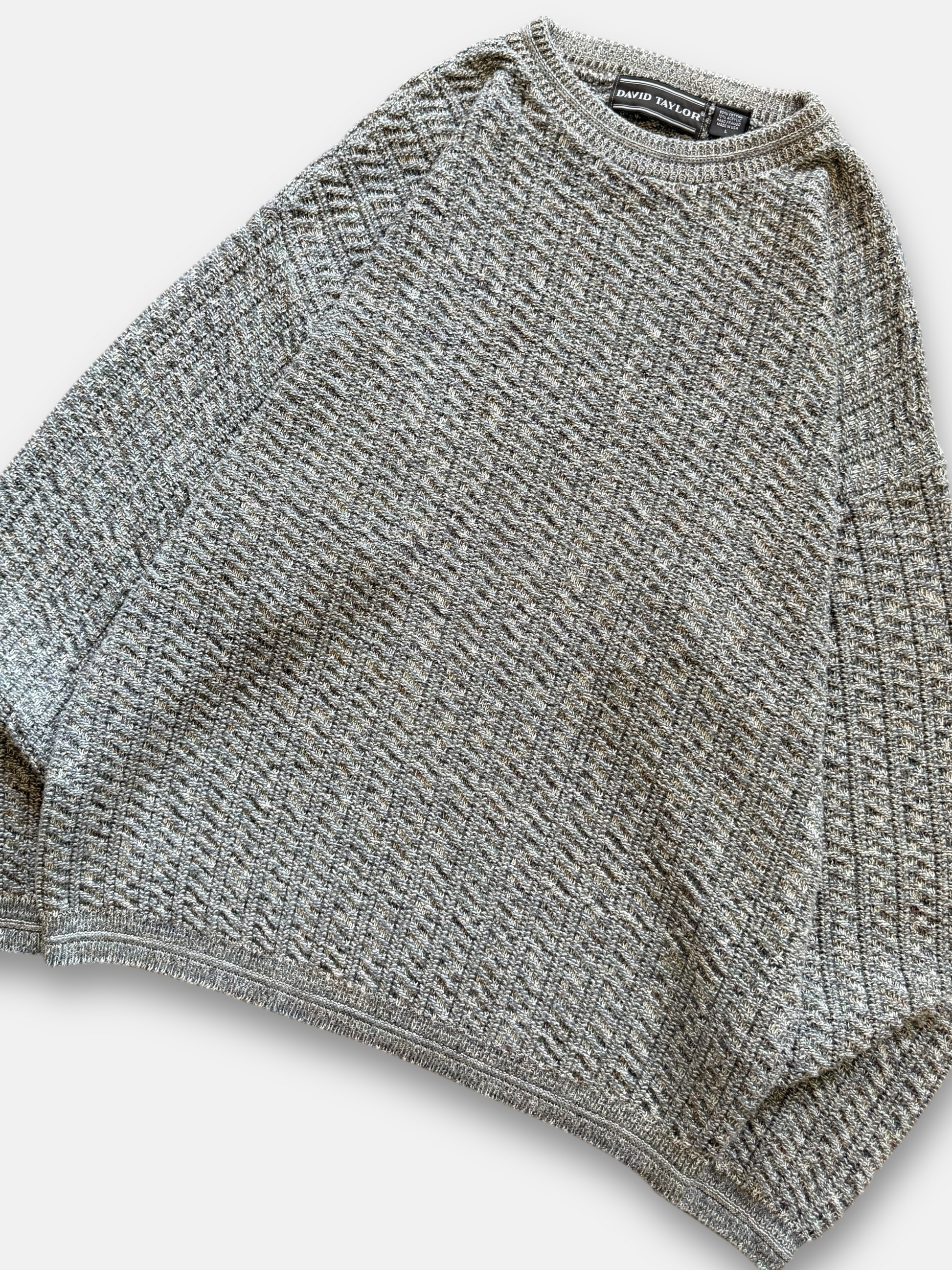 90s David Taylor Knit Sweater (L)