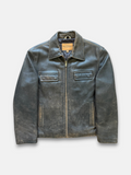 90s Guess Company Brown Leather Jacket (XL)