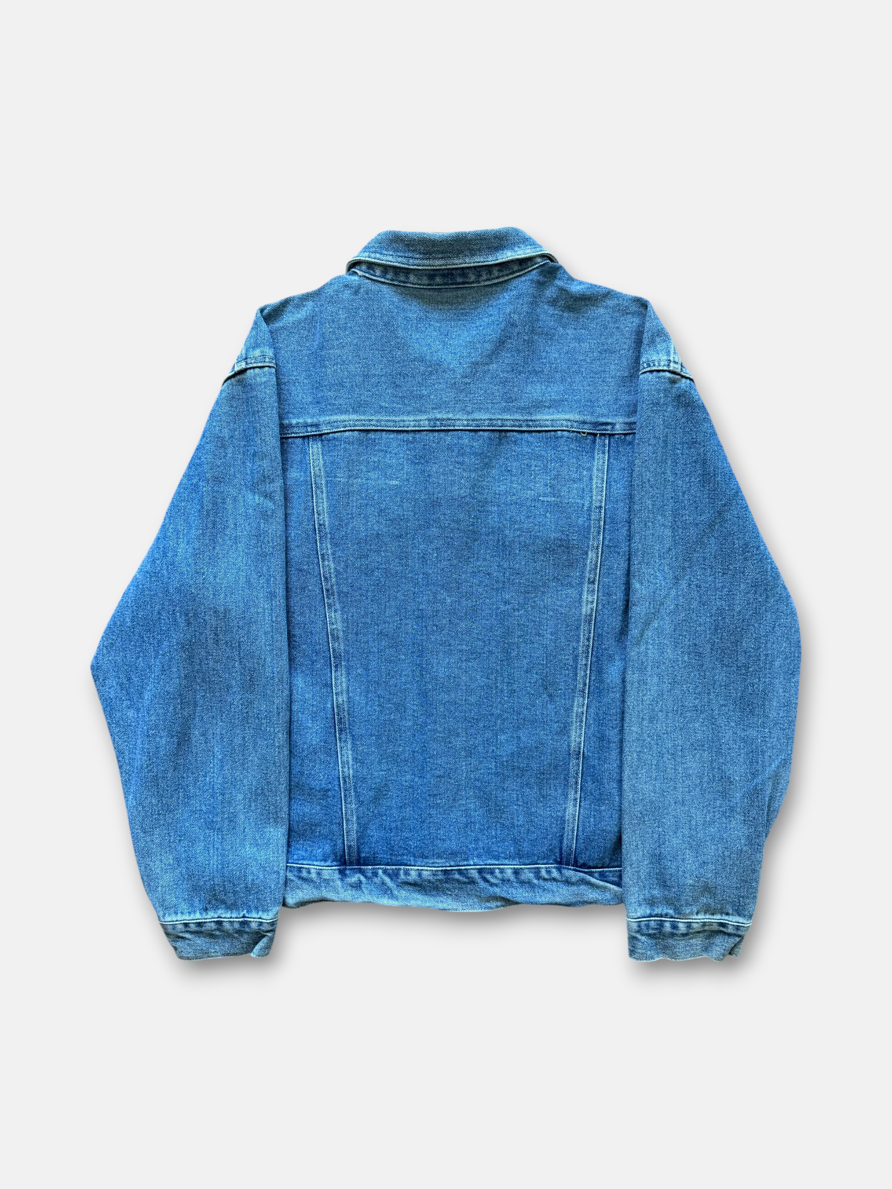 90s Bill Blass Denim Trucker Jacket (L)