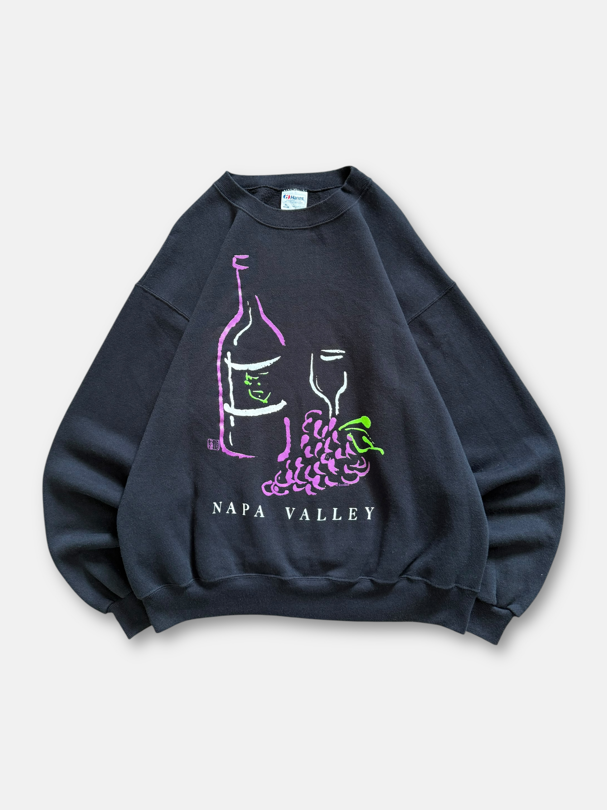 90s Napa Valley Fleece Sweatshirt (L)