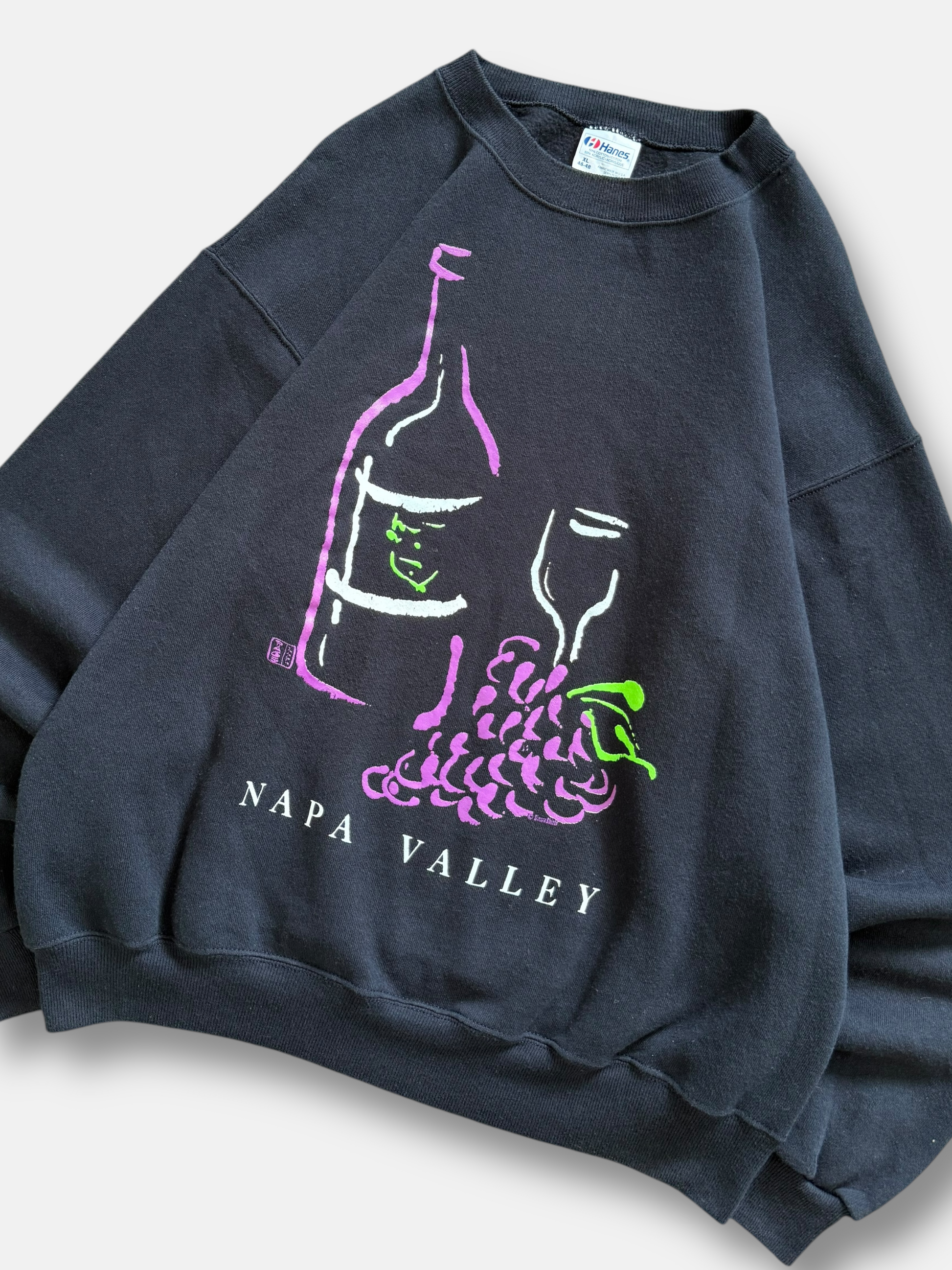 90s Napa Valley Fleece Sweatshirt (L)
