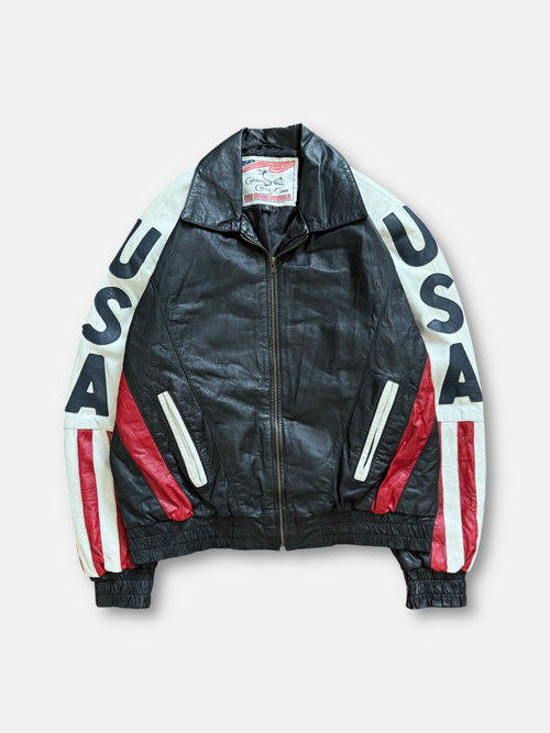 '01 Caribou Creek USA Leather Jacket (M)