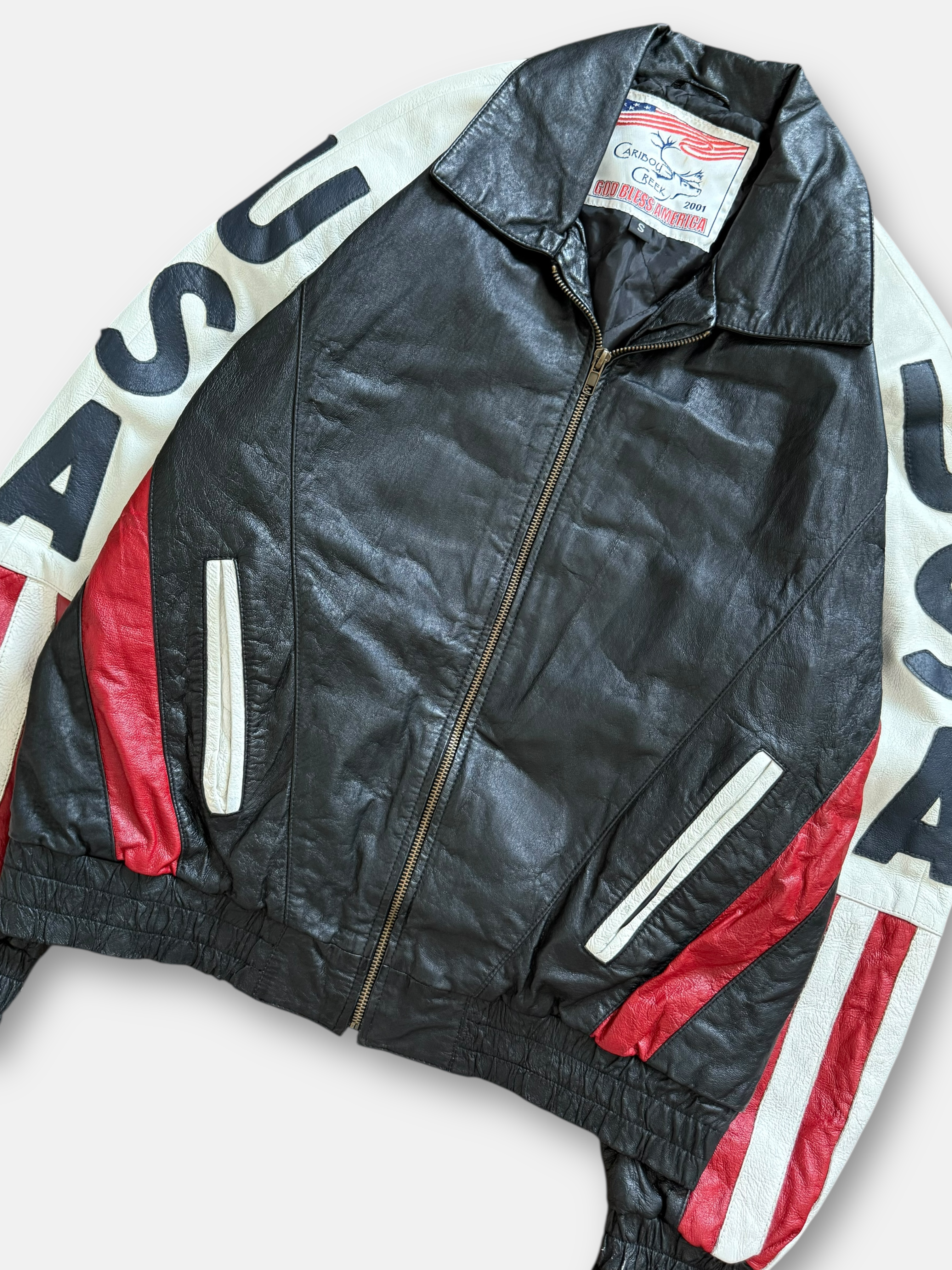 '01 Caribou Creek USA Leather Jacket (M)