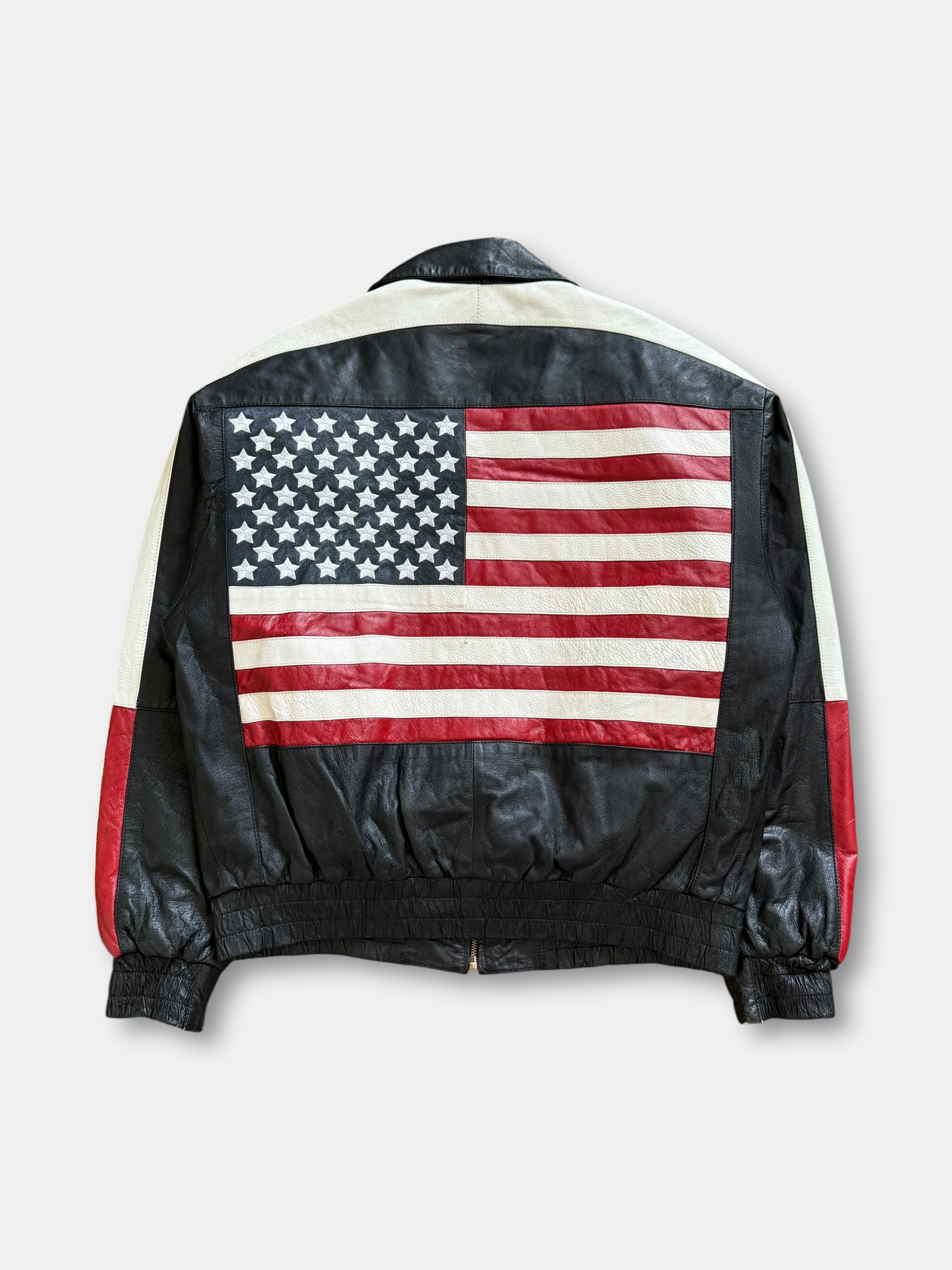'01 Caribou Creek USA Leather Jacket (M)
