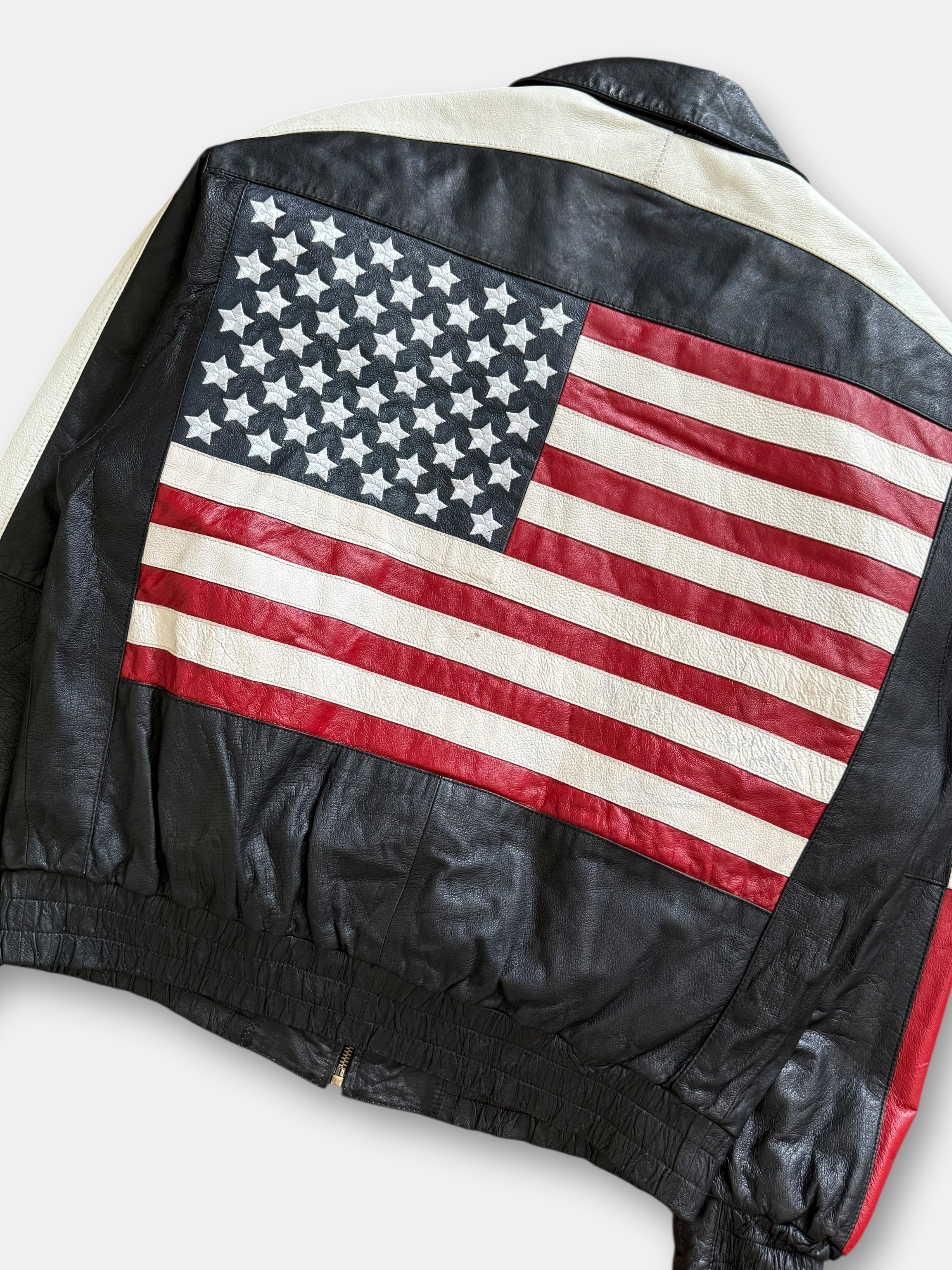 '01 Caribou Creek USA Leather Jacket (M)