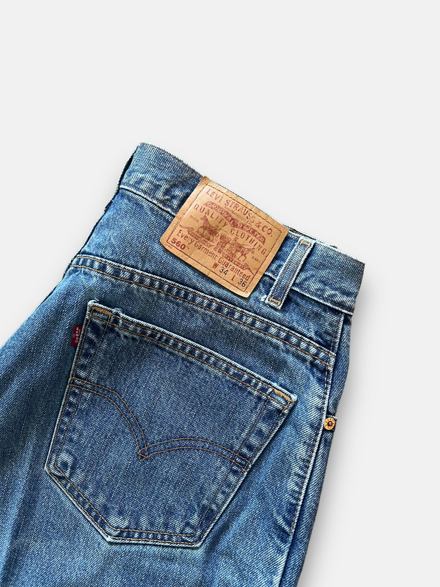 90s Levi's 560 Jeans (34x36)