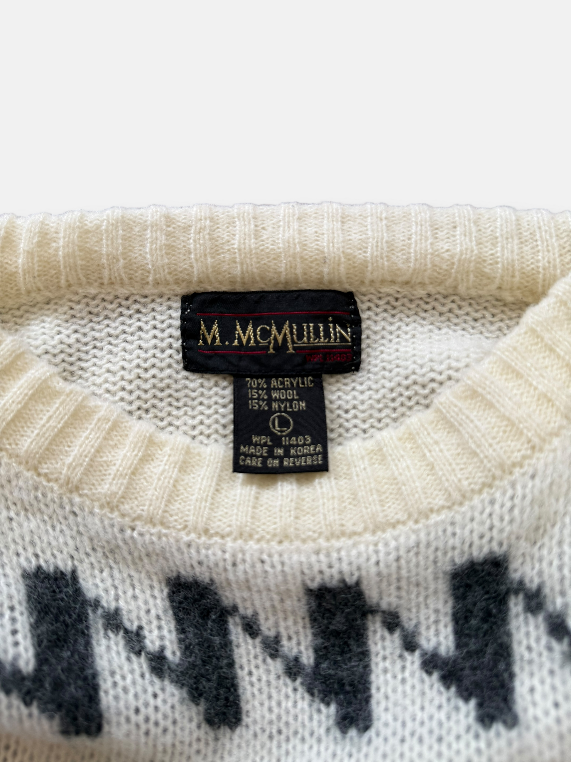 90s McMullin Knit Sweater (L)