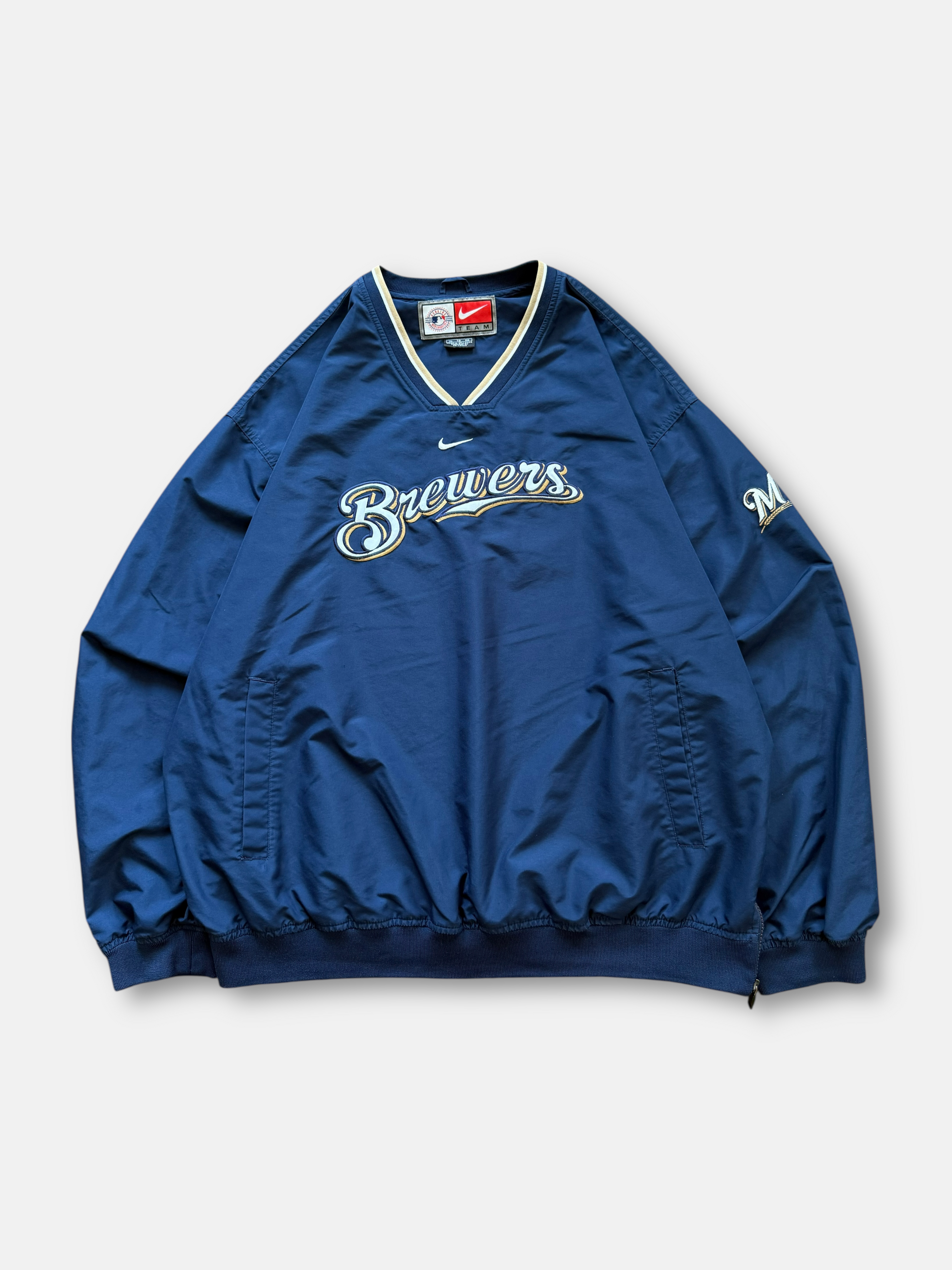 00s Nike Milwaukee Brewers Windbreaker (XL)