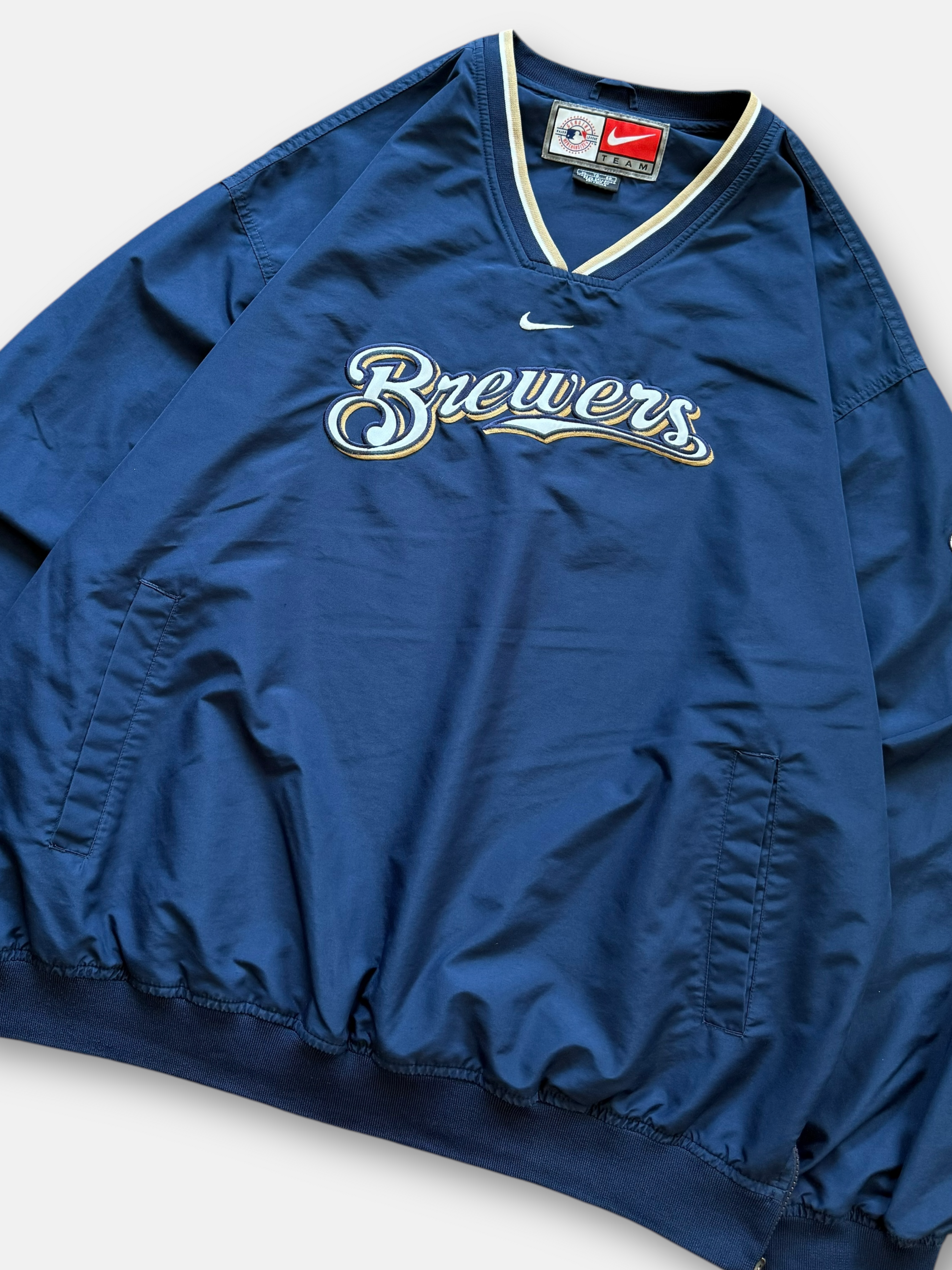 00s Nike Milwaukee Brewers Windbreaker (XL)