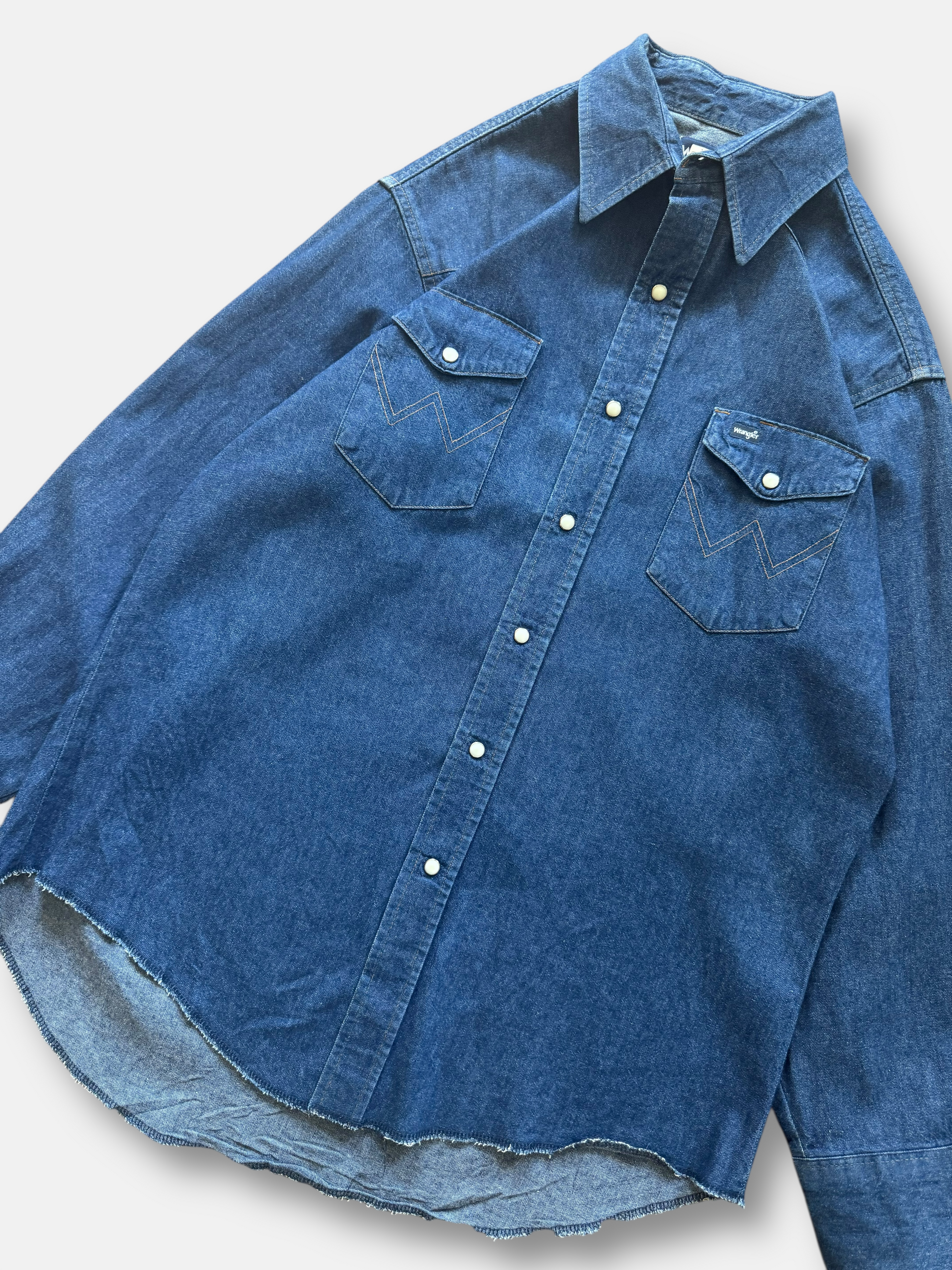 90s Wrangler Pearl Snap Button-Up (XL)