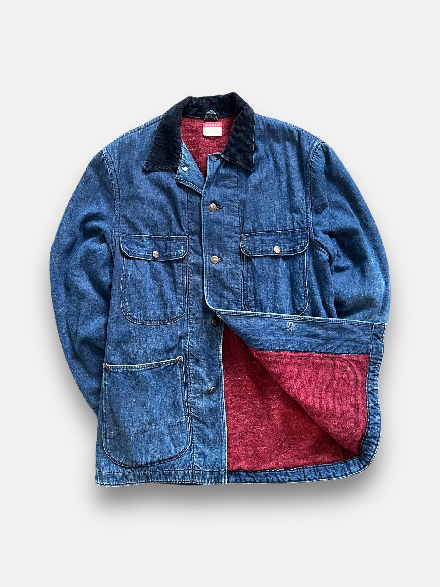 60s Big Mac Denim Chore Jacket (L)