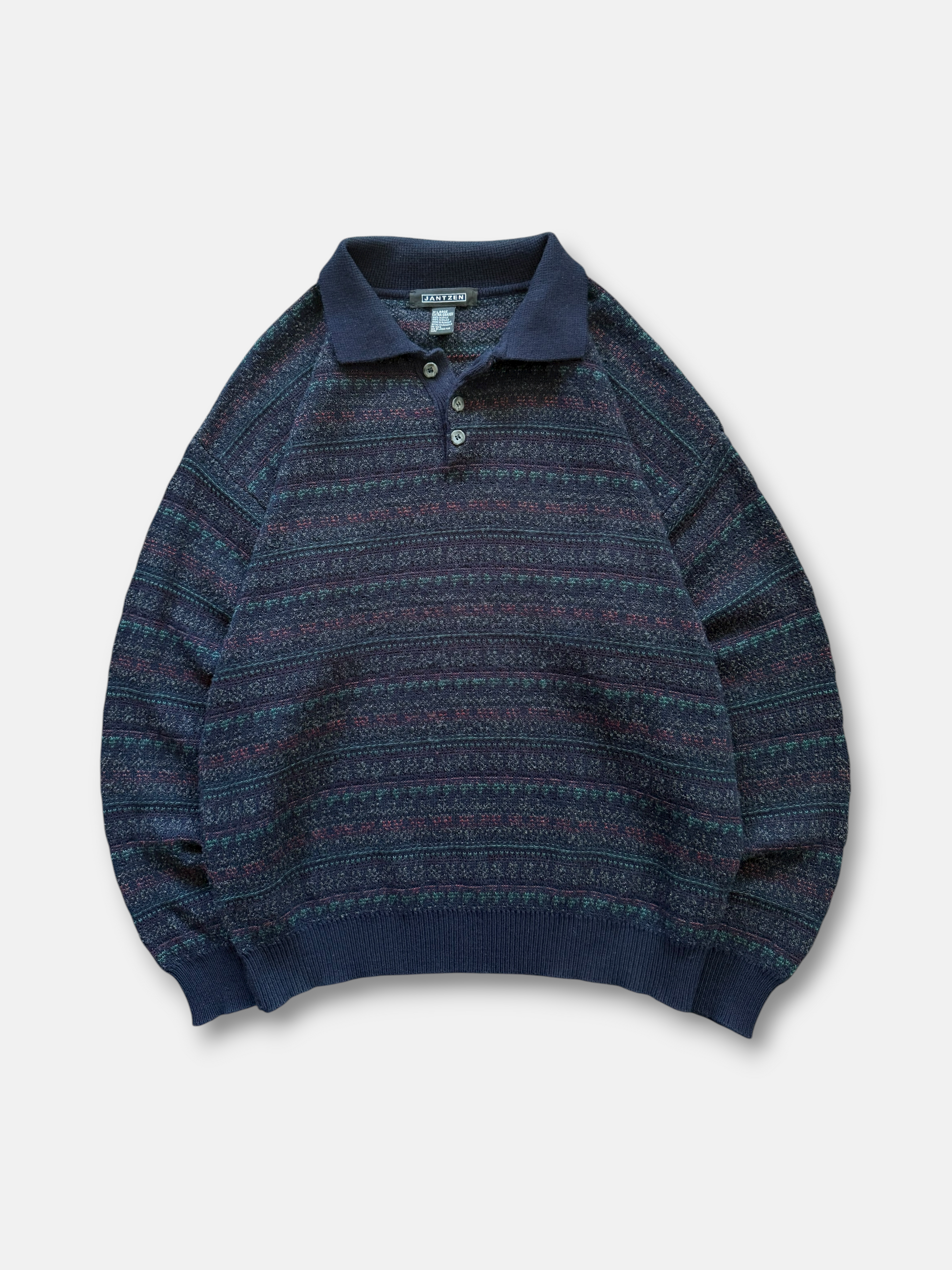 90s Jantzen Henley Sweater (XL)