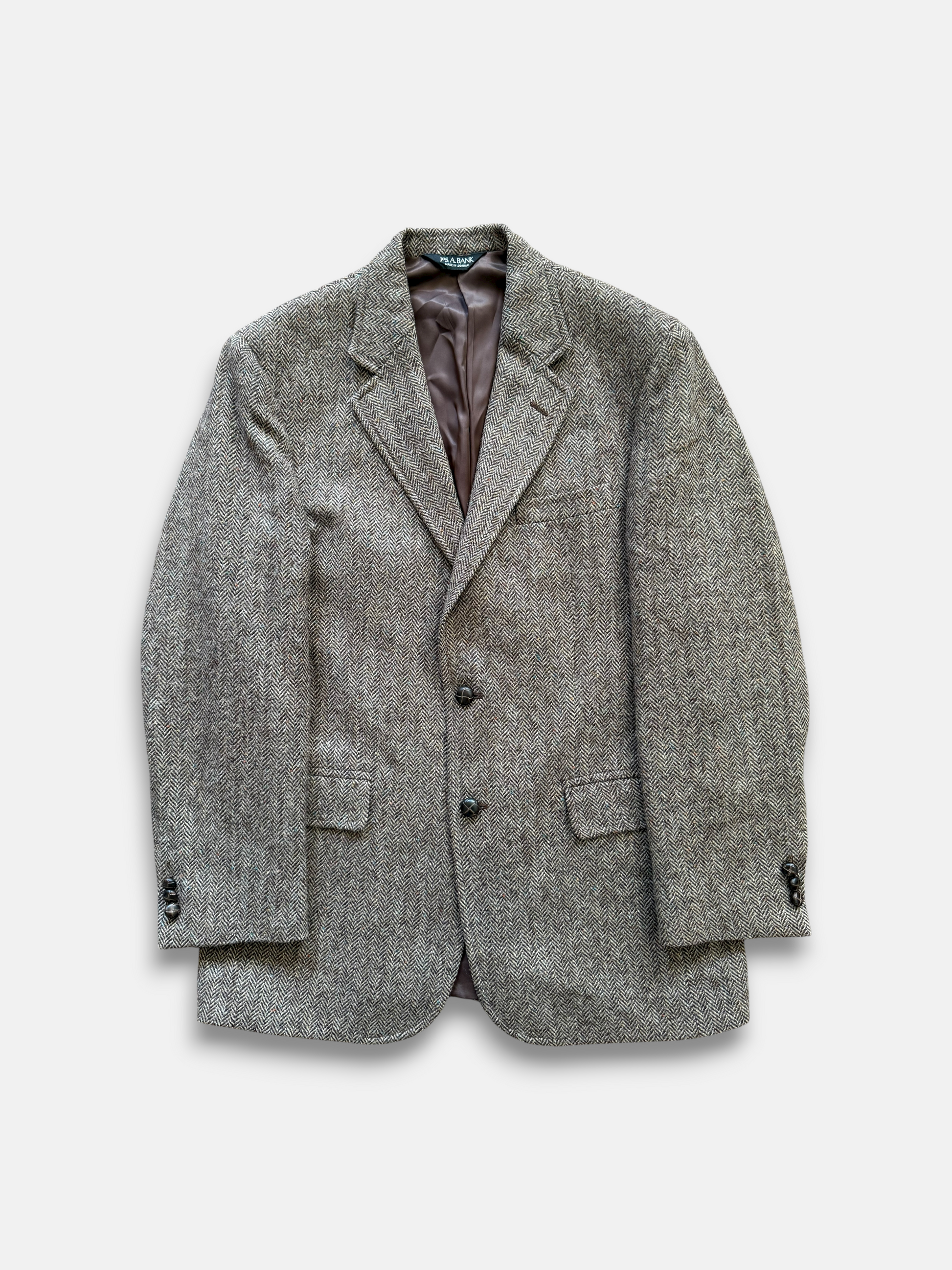 90s Jos A Bank Harris Tweed Wool Blazer (40R)