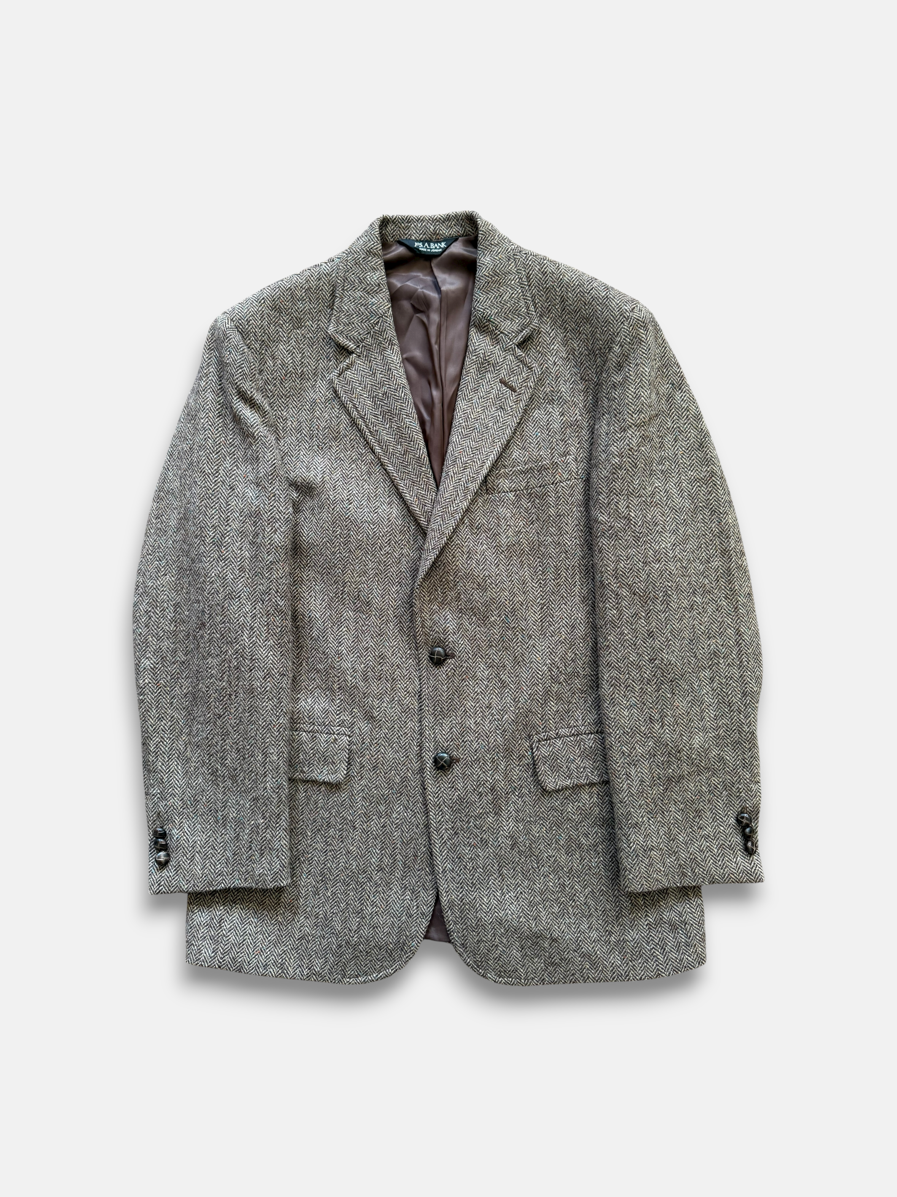 90s Jos A Bank Harris Tweed Wool Blazer (40R)