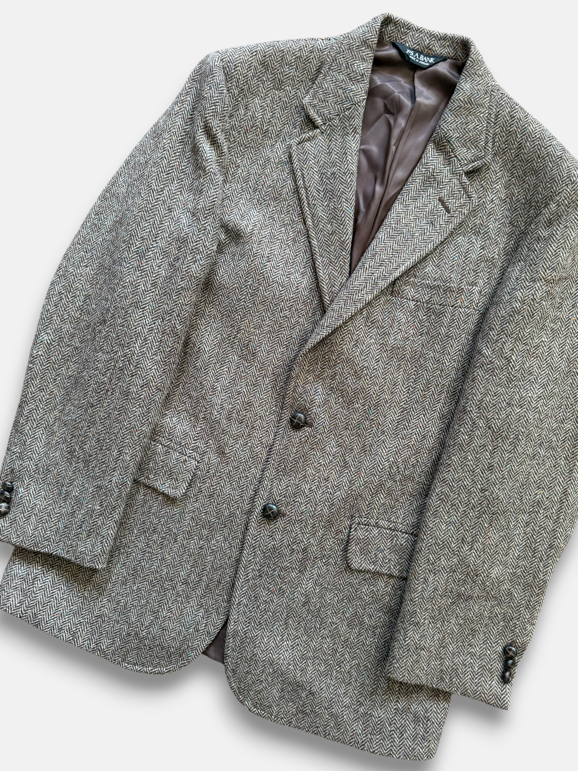 90s Jos A Bank Harris Tweed Wool Blazer (40R)