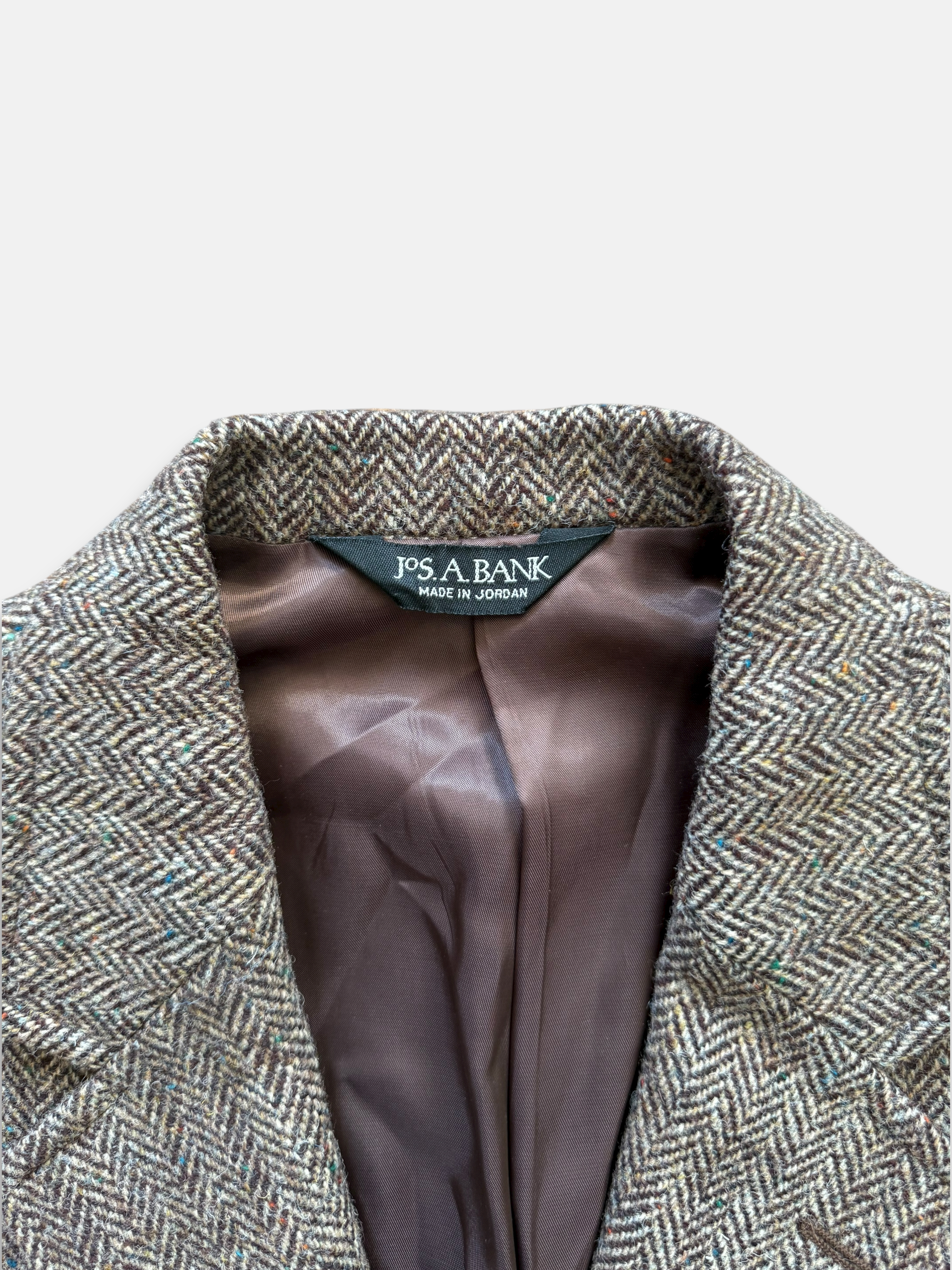 90s Jos A Bank Harris Tweed Wool Blazer (40R)