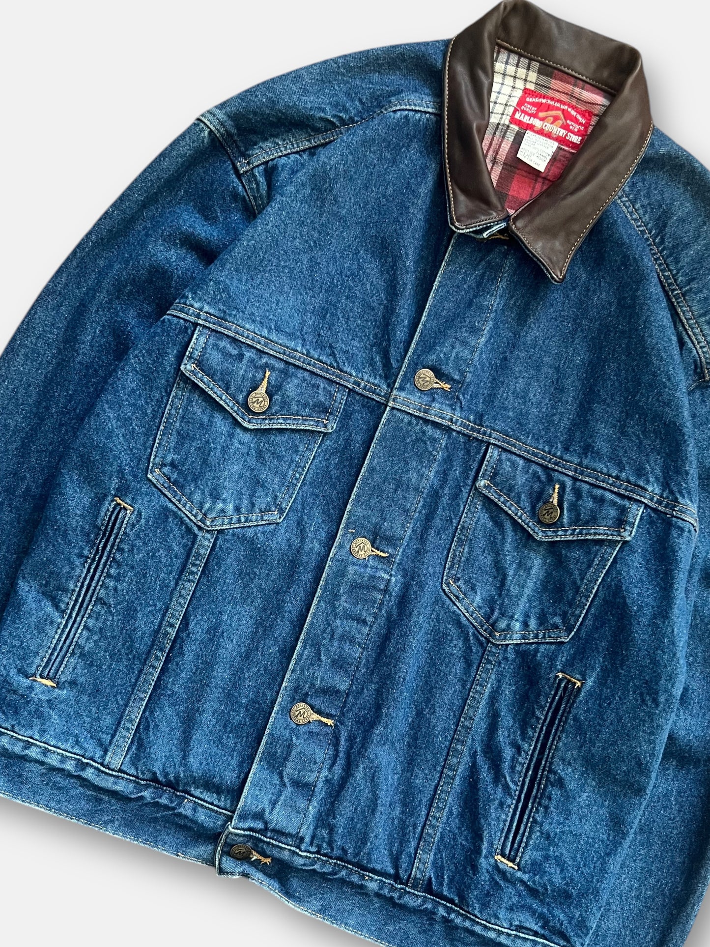 90s Marlboro Denim Jacket (L)