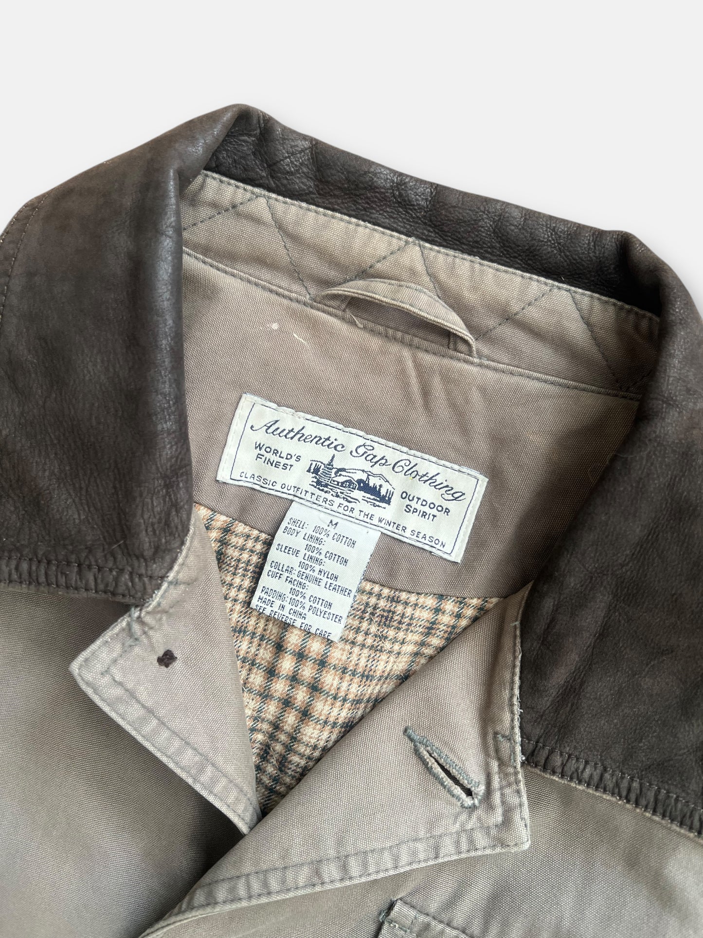 90s Olive GAP Chore Jacket (L)