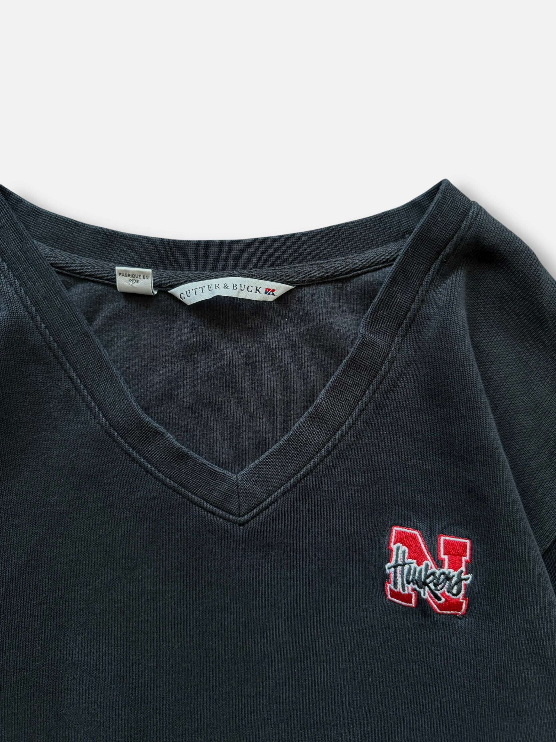 90s Nebraska Huskers Golf Pullover (L)