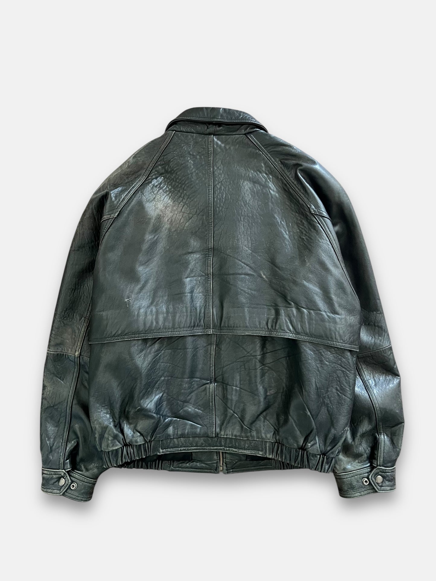 90s South Wind Leather Jacket (L)