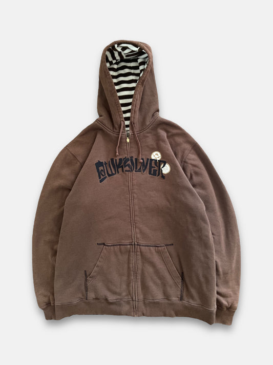 00s Quicksilver Zip-Up Hoodie (XL)