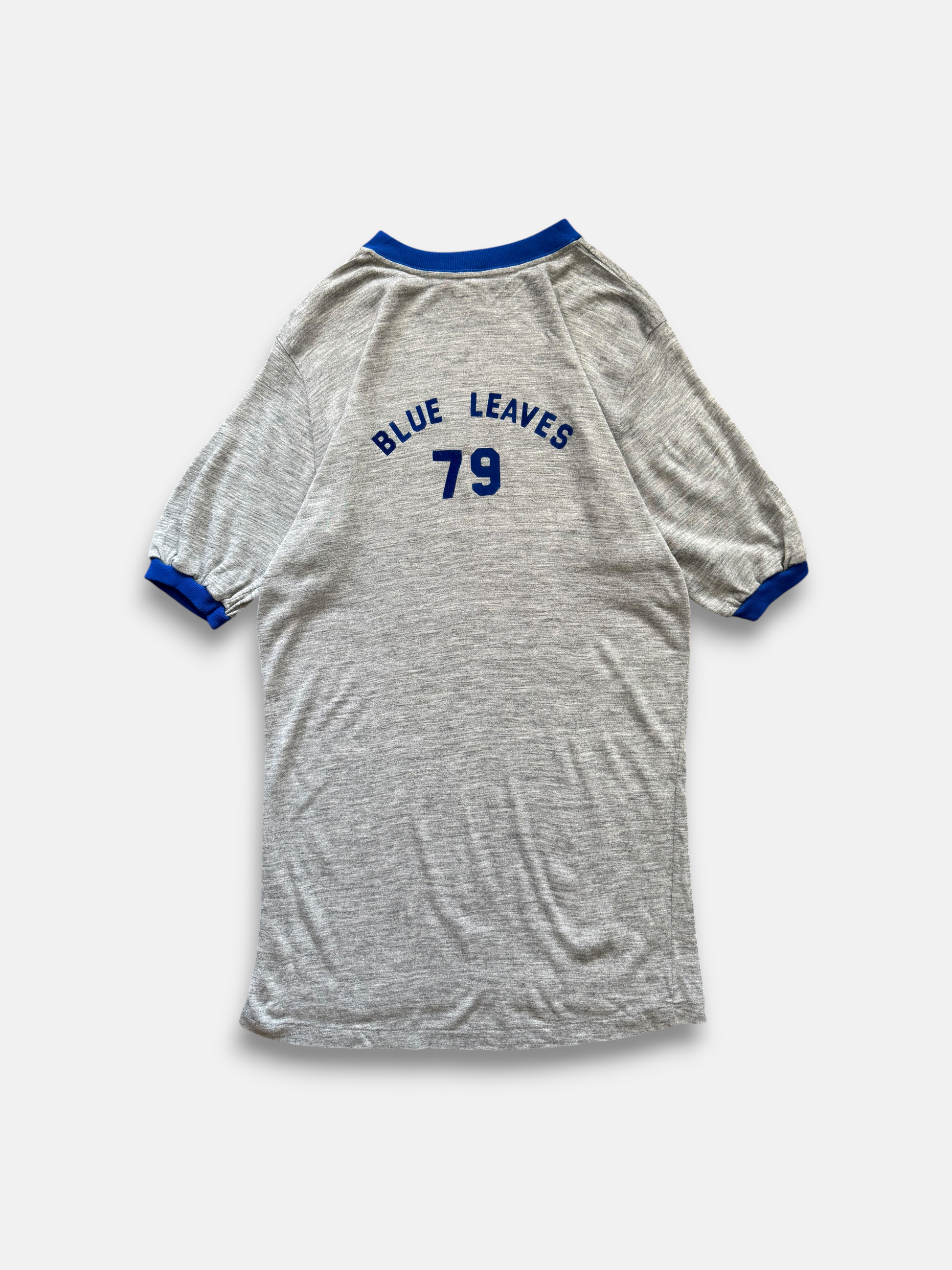 '79 Blue Leaves Ringer Tee (L)