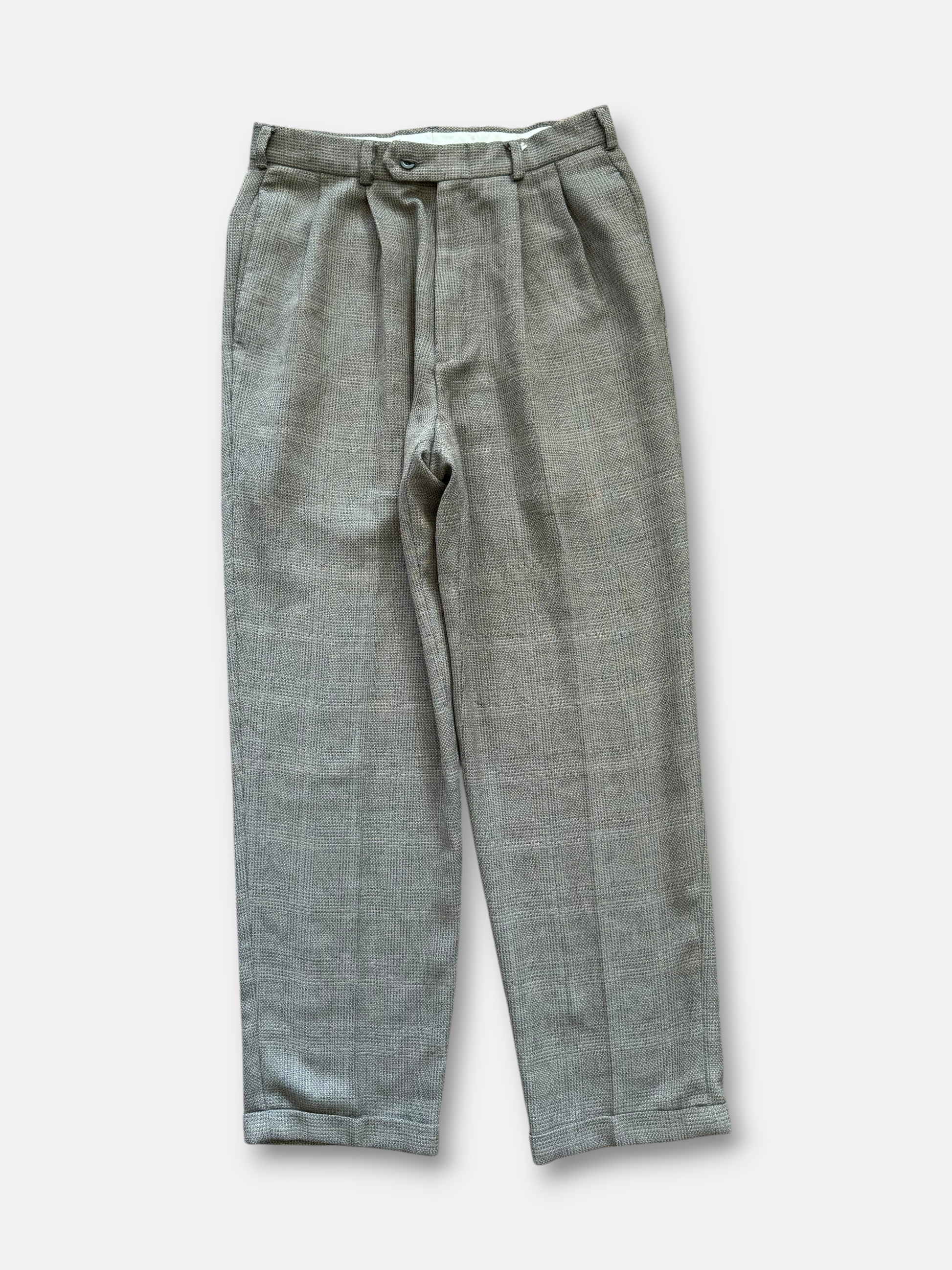 90s Slates Wool Blend Trousers (30x30)