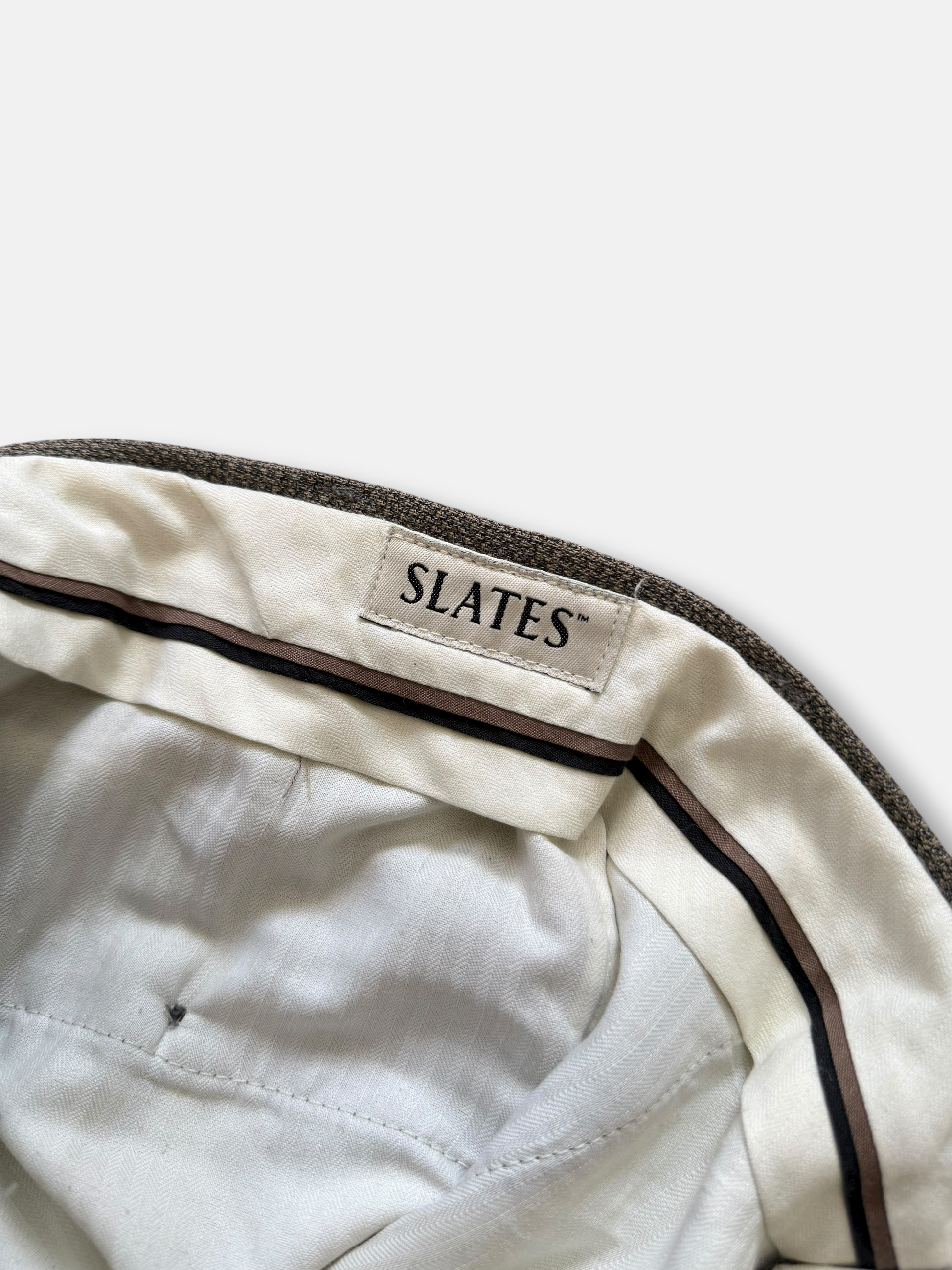 90s Slates Wool Blend Trousers (30x30)