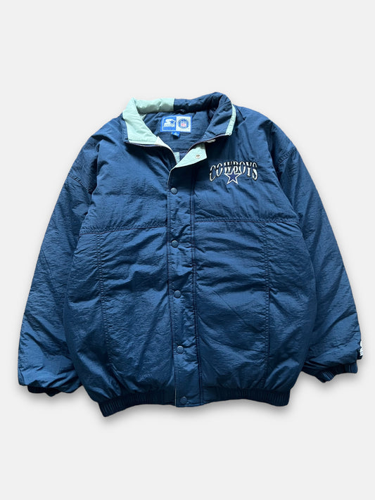 90s Dallas Cowboys Puffer Jacket (XL)