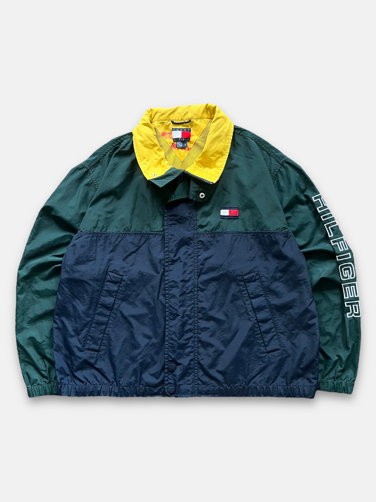 90s Tommy Hilfiger Colorblock Jacket (XL)