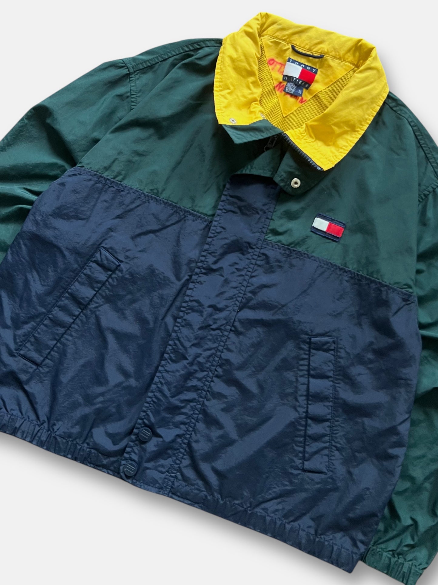 90s Tommy Hilfiger Colorblock Jacket (XL)