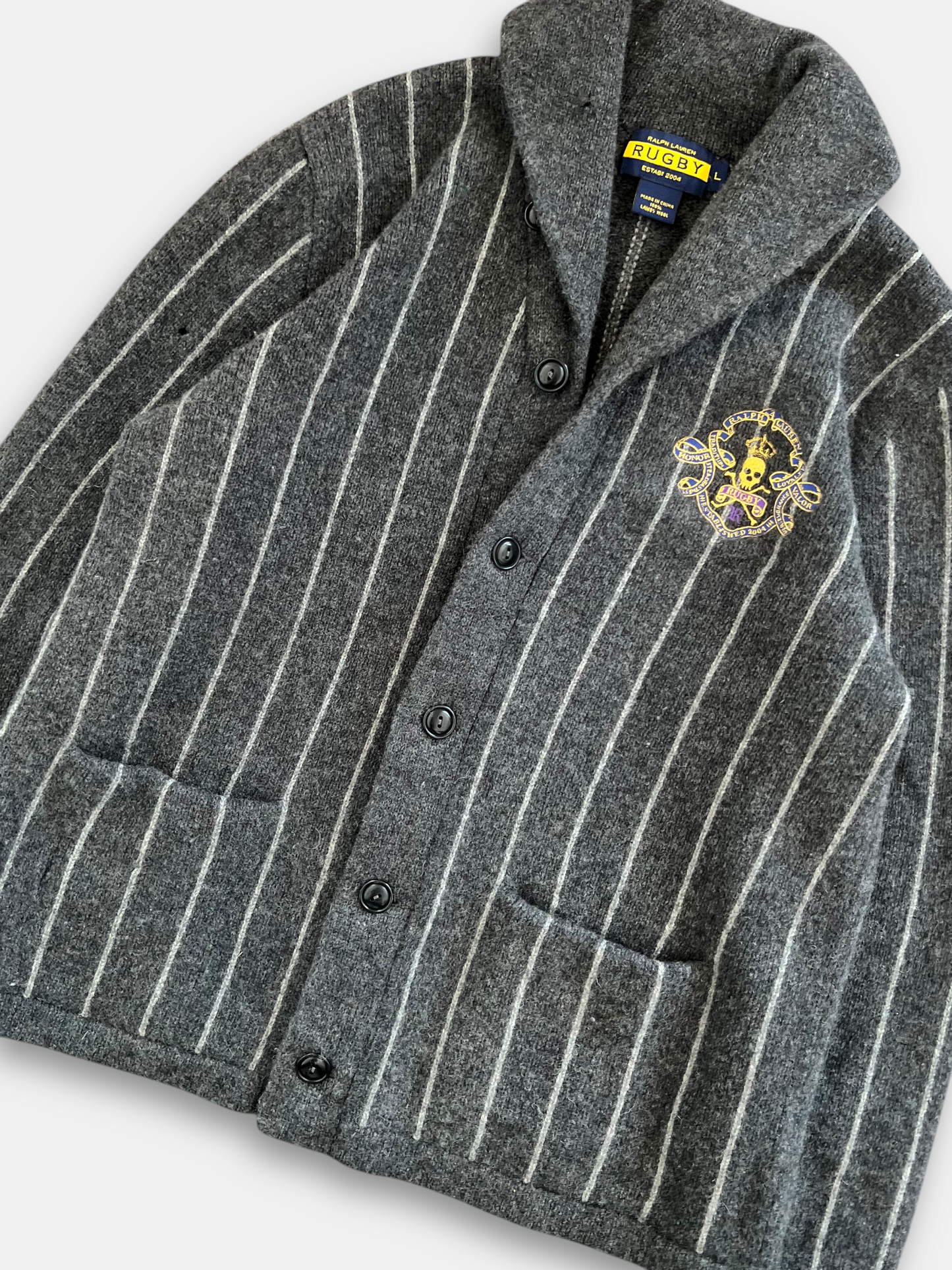 '04 Ralph Lauren Lambs Wool Cardigan (M)