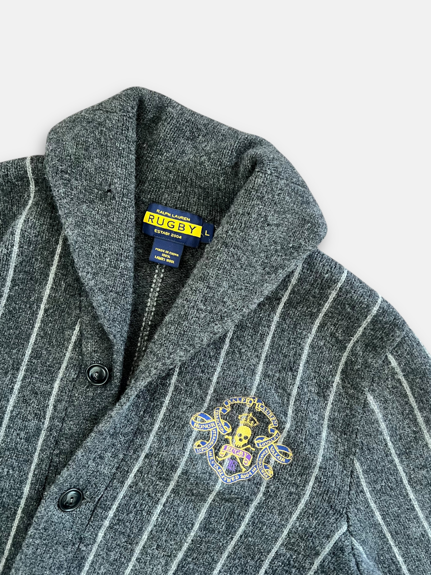 '04 Ralph Lauren Lambs Wool Cardigan (M)