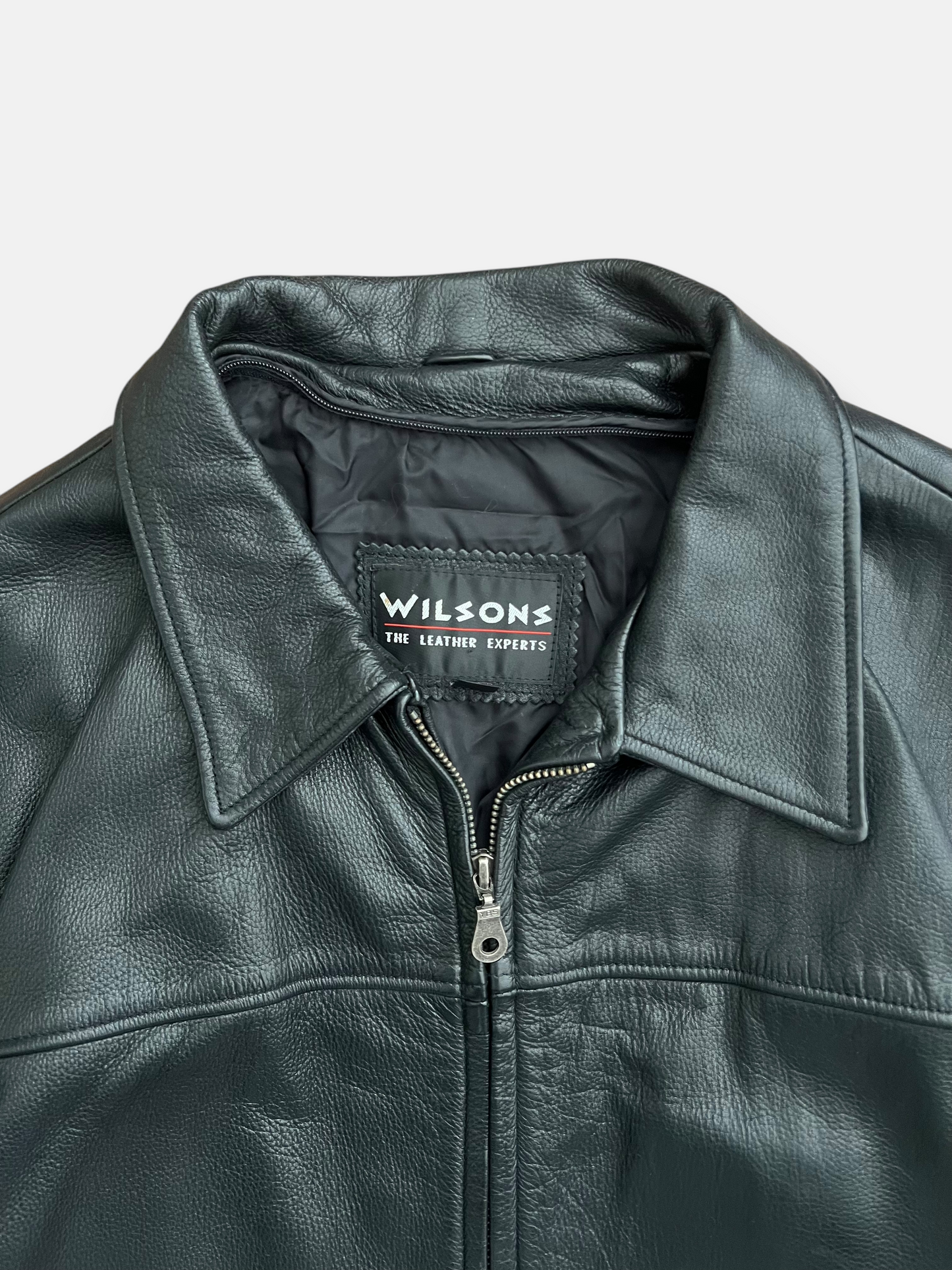 90s Wilson's Leather Bomber Jacket (XXL)