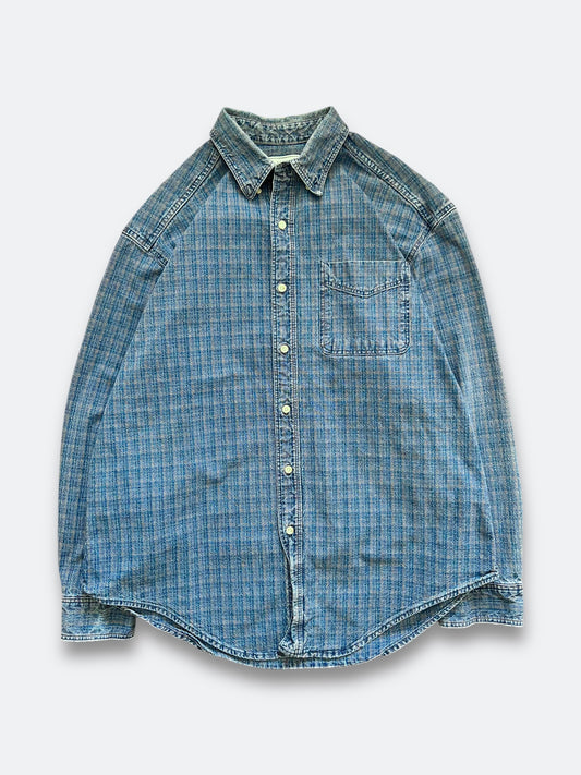 90s LL Bean LS Denim Shirt (L)