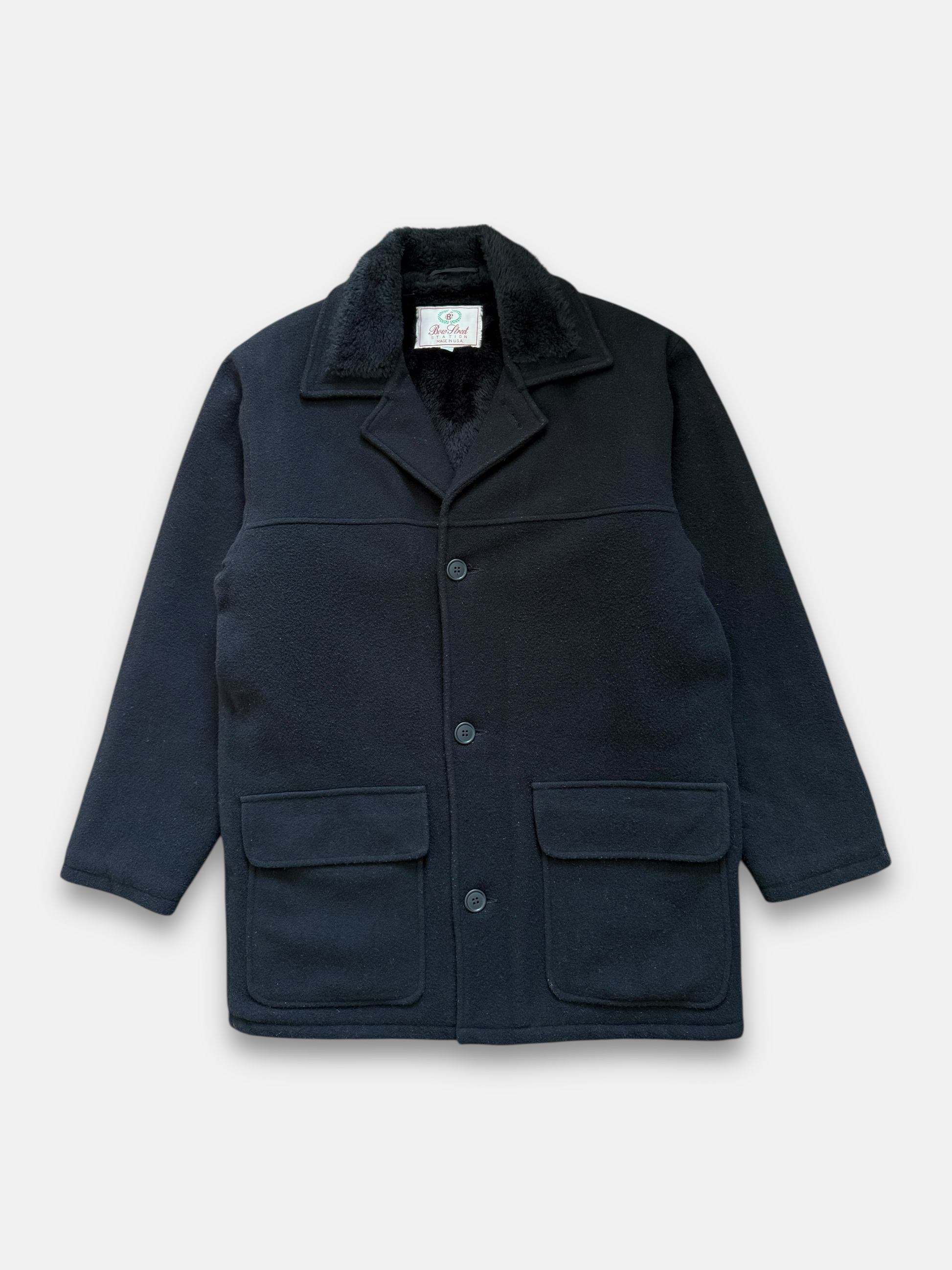 90s Bow Street Station Wool Coat (XL)