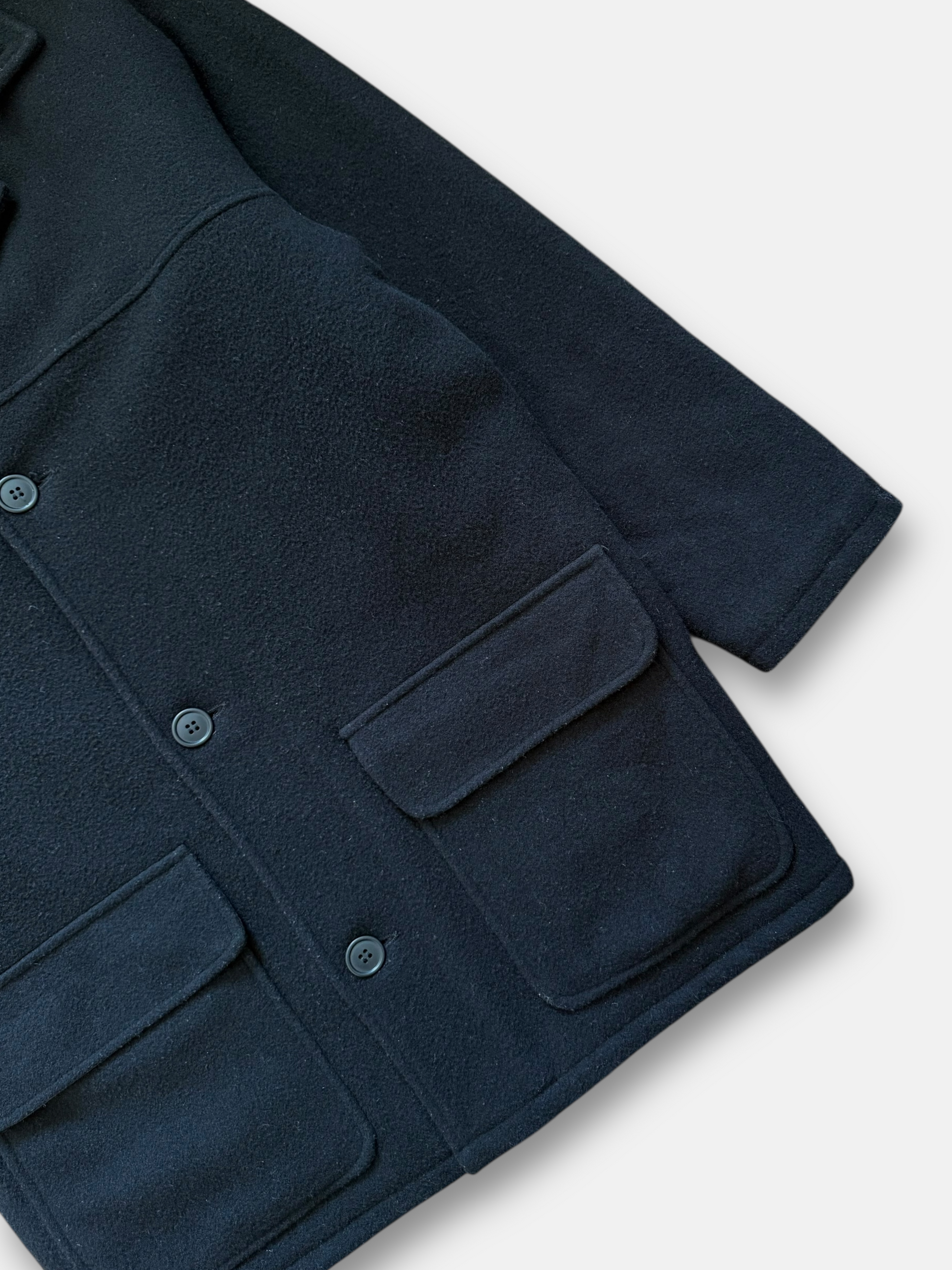 90s Bow Street Station Wool Coat (XL)