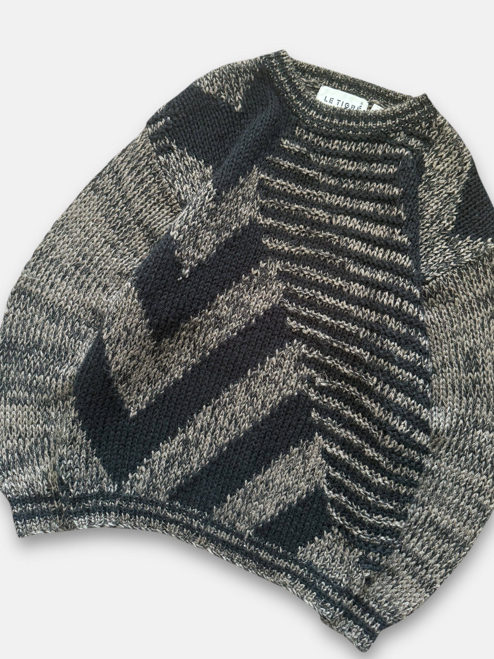 90s Le Tigre Knit Sweater (L)