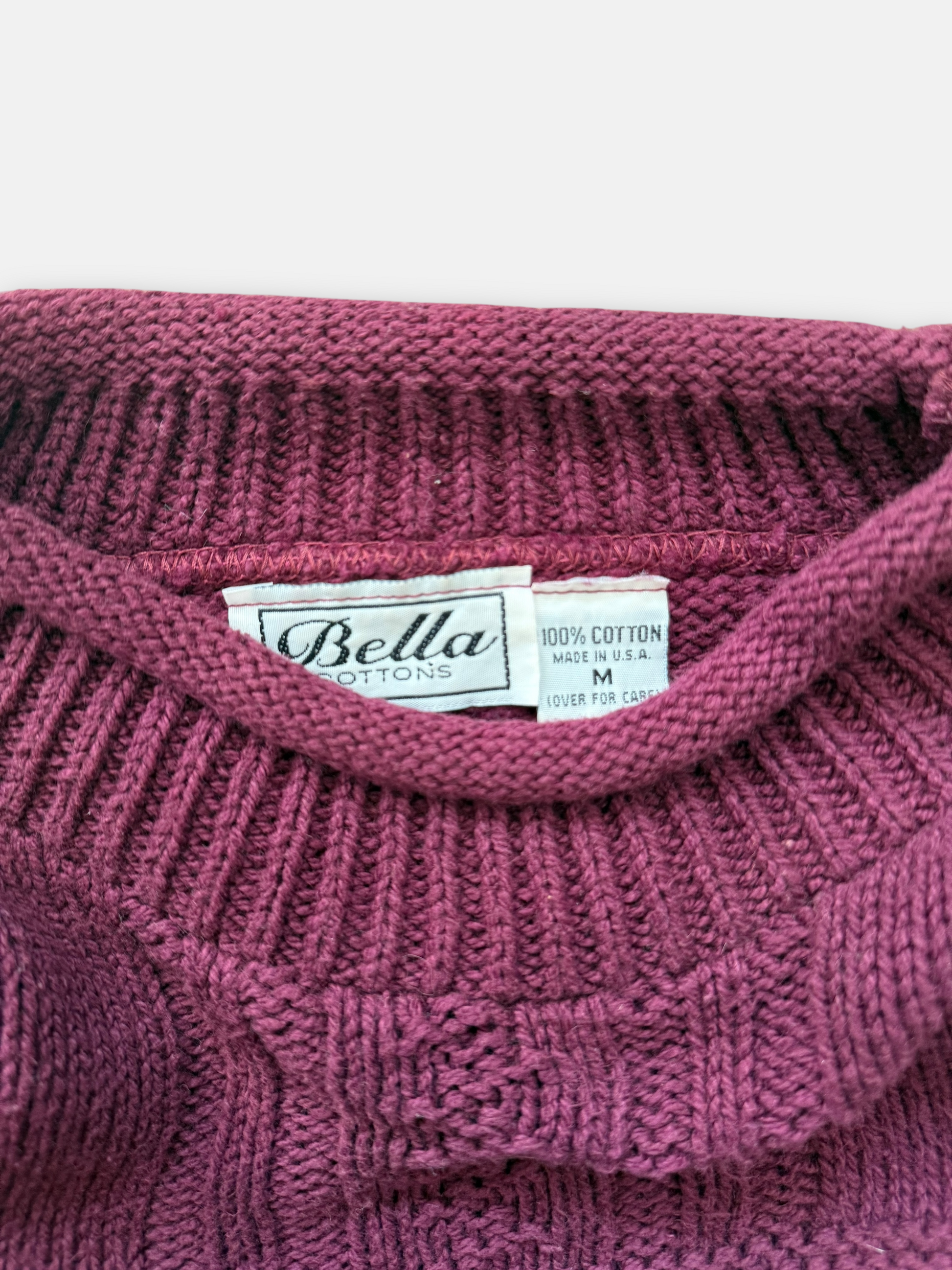 80s Bella Knit Sweater (L)