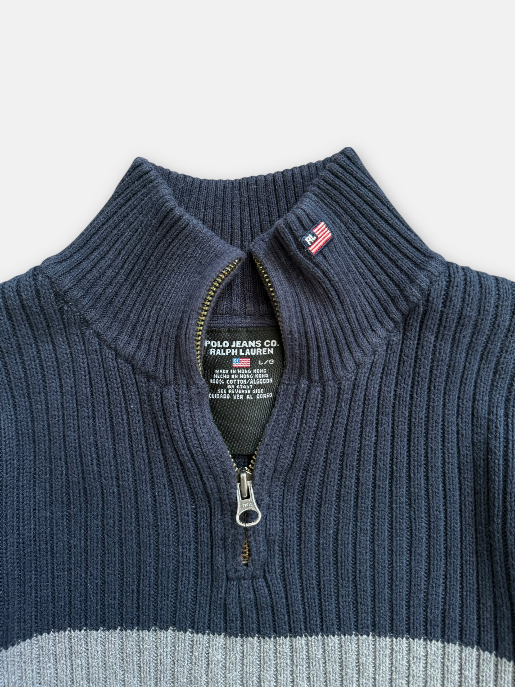 90s Polo Jeans Ralph Lauren Quarter-Zip (L)