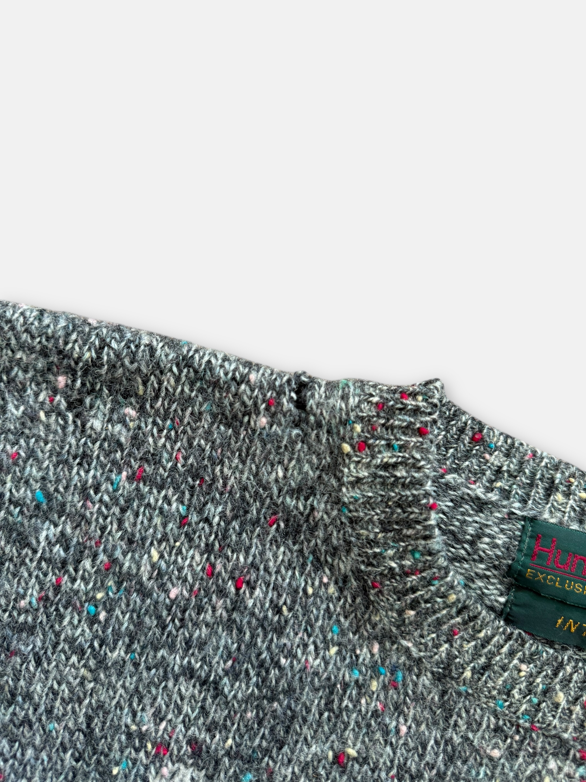 90s Hunting Horn Wool Sweater (L)